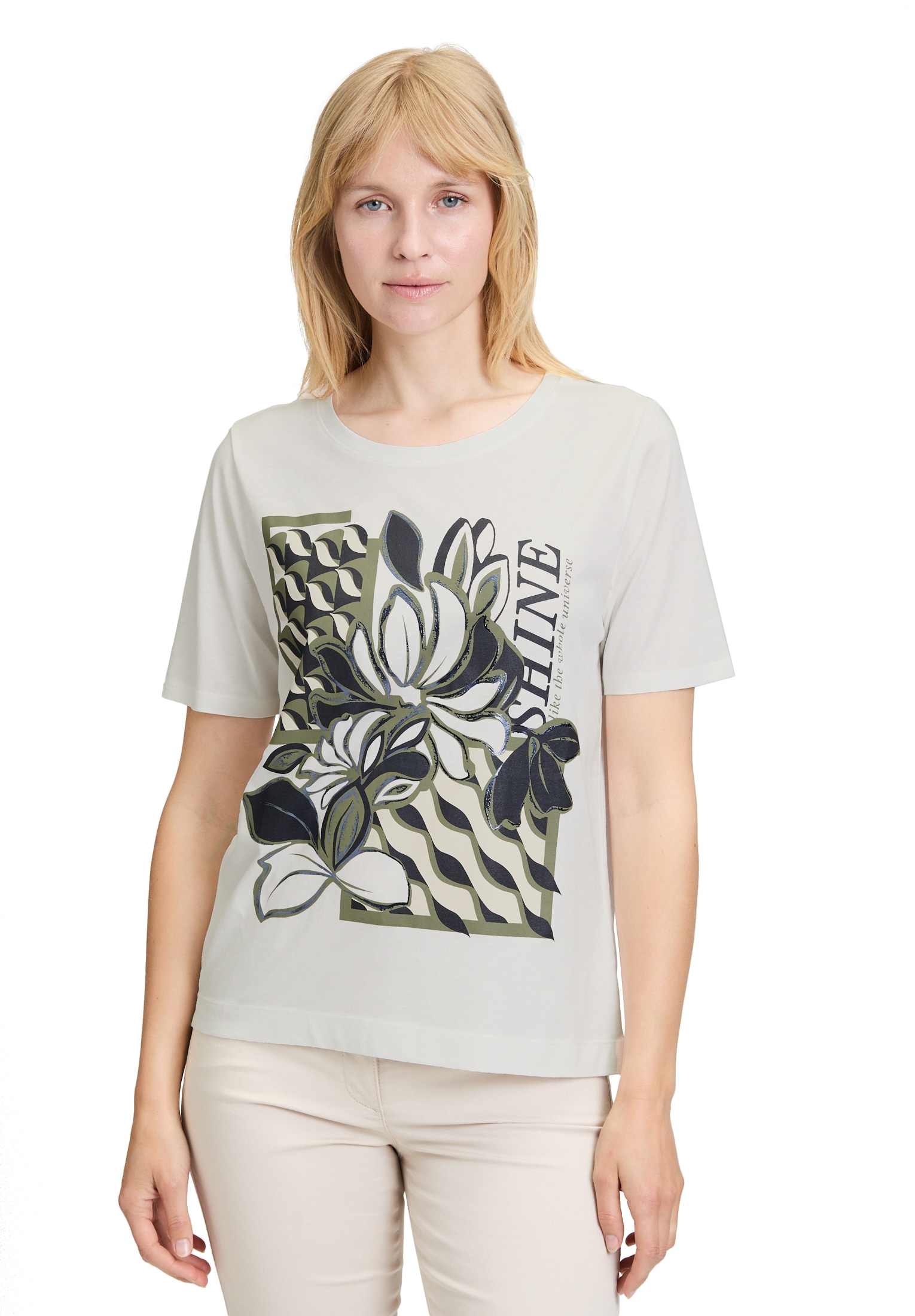 Betty Barclay Langarmshirt »Basic Shirt mit Rundhalsausschnitt«