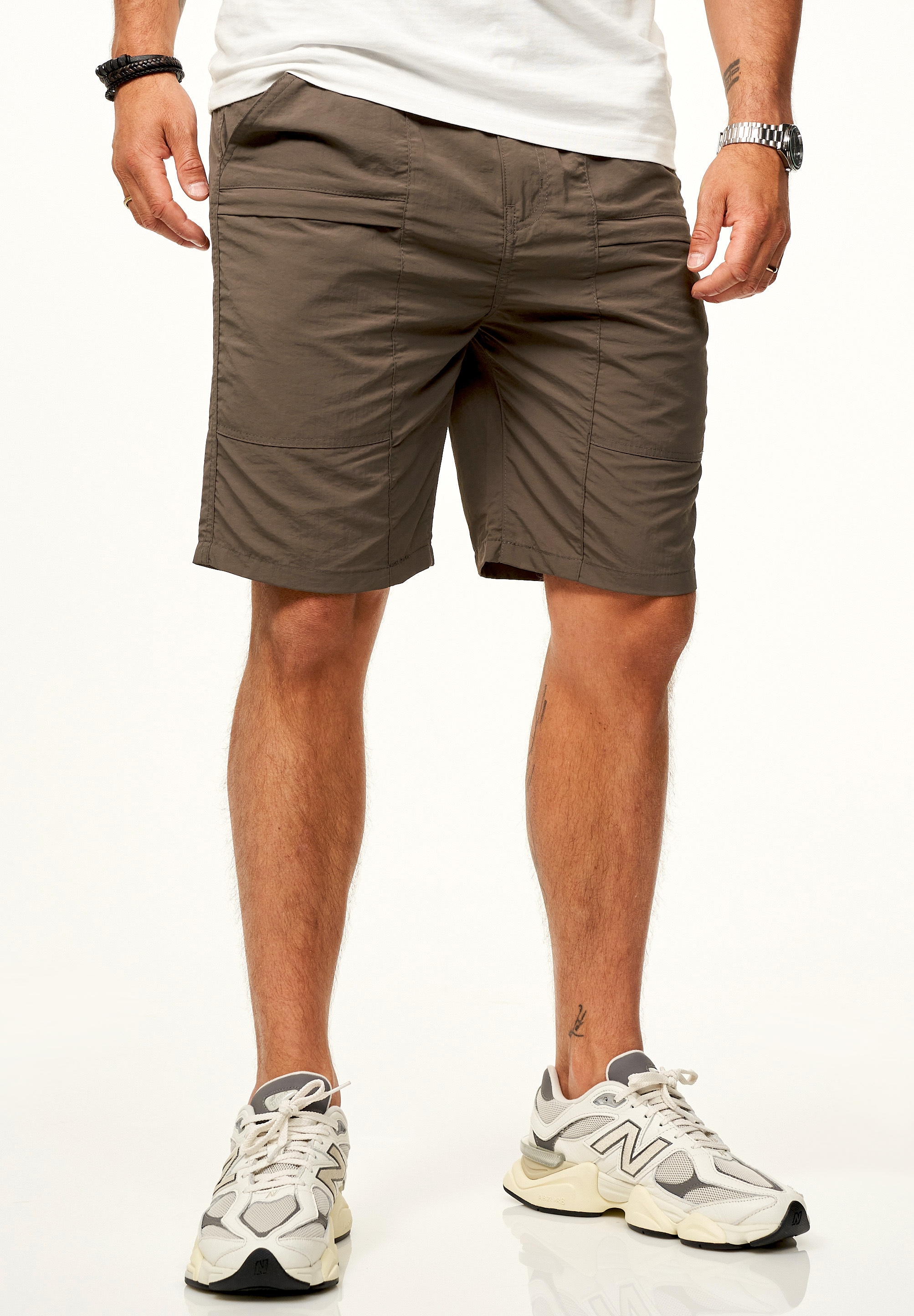 SOULSTAR Trekkingshorts »SOULSTAR Trekkingshorts aus 100% Nylon - Leichte Trekkingshorts für Herren«  Kurze Hose Sporthose mit elastischem Bund als Funktionsshorts