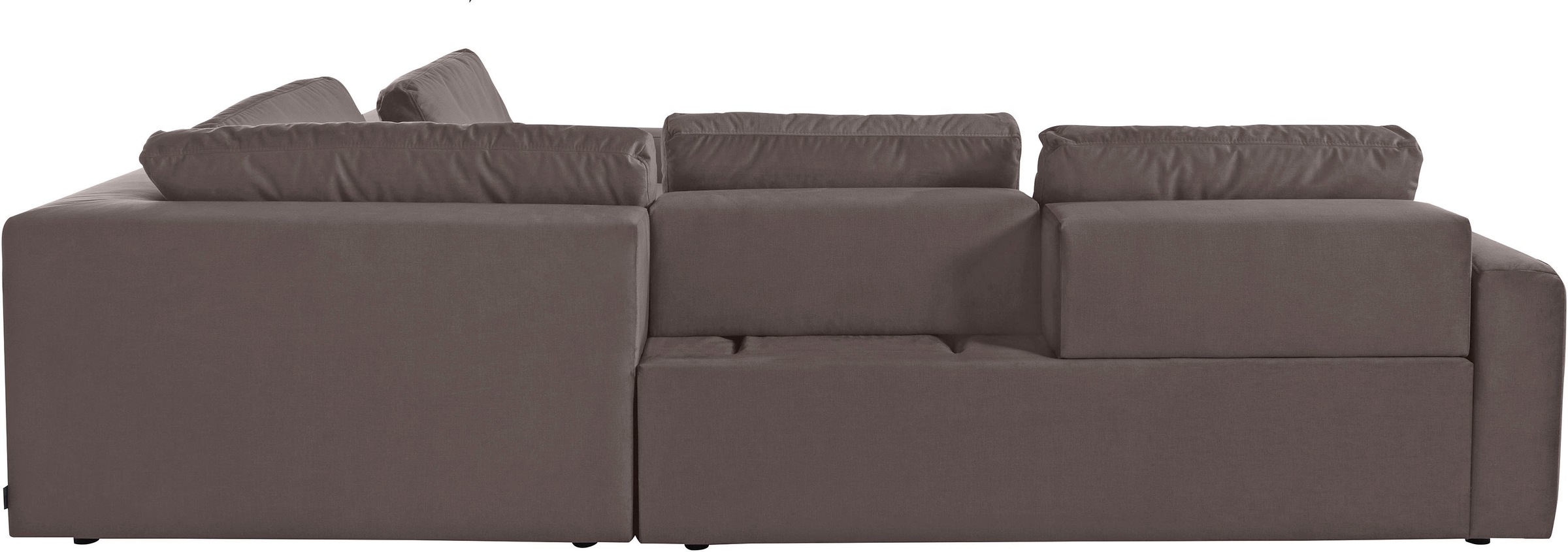 Places of Style Ecksofa »Bloomfield, L-Form«, extra tiefe Sitzfläche, wahlweise mit Sitztiefenverstellung