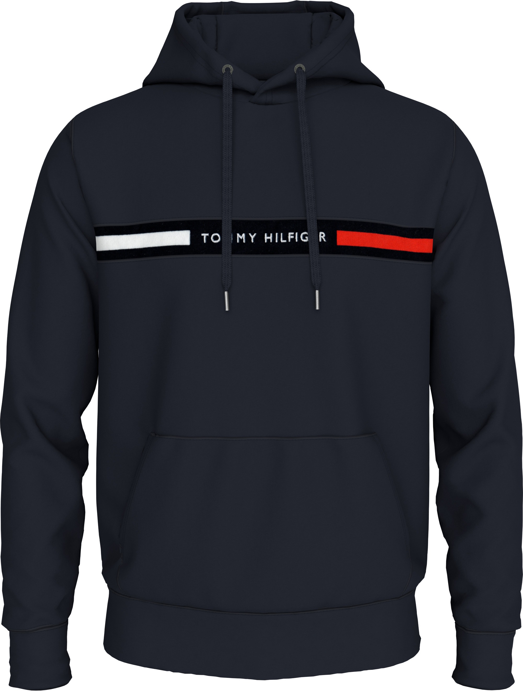 Tommy Hilfiger Kapuzensweatshirt »HILFIGER CHEST INSERT HOODY«, mit Kapuze, Kängurutasche, Logoschriftzug