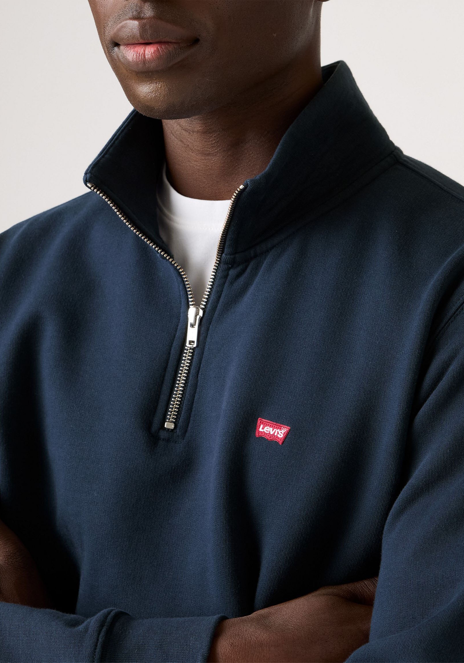 Levi's® Sweatshirt »ORIGINAL HM 1/4 ZIP«, mit Troyer-Kragen und Logo-Stickerei
