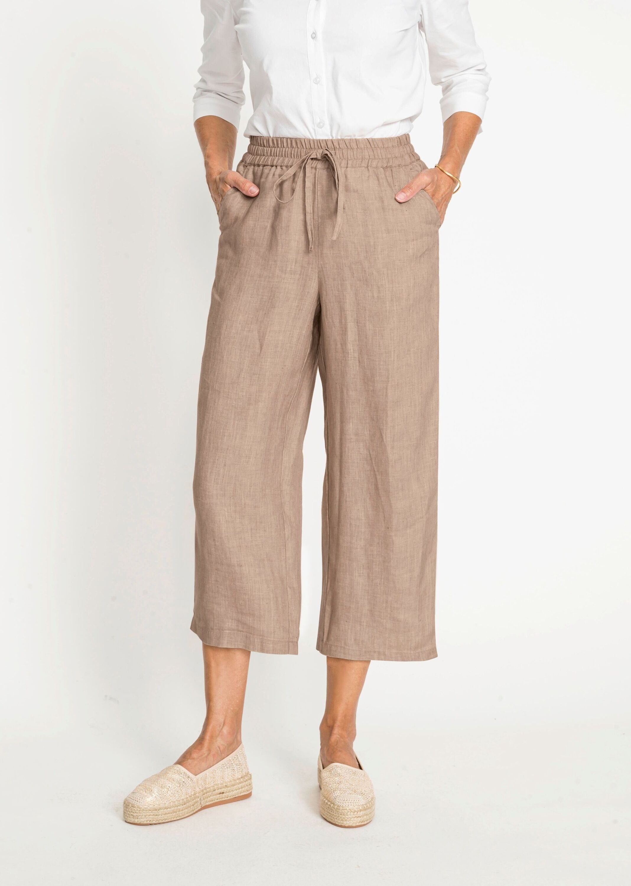 GOLDNER 2-in-1-Hose »Leinenhose Leinenhose«