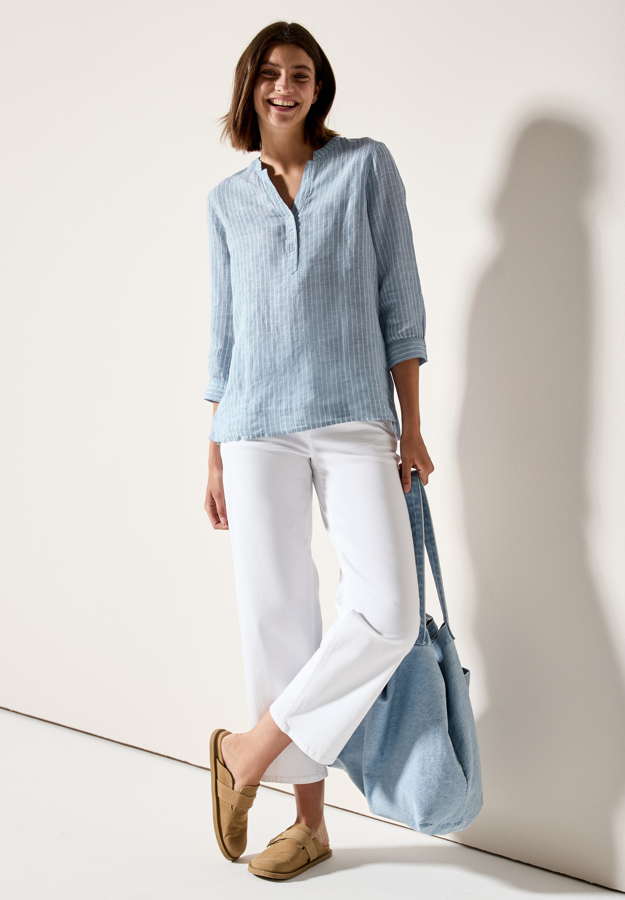 Cecil Schlupfbluse, im Streifen-Look