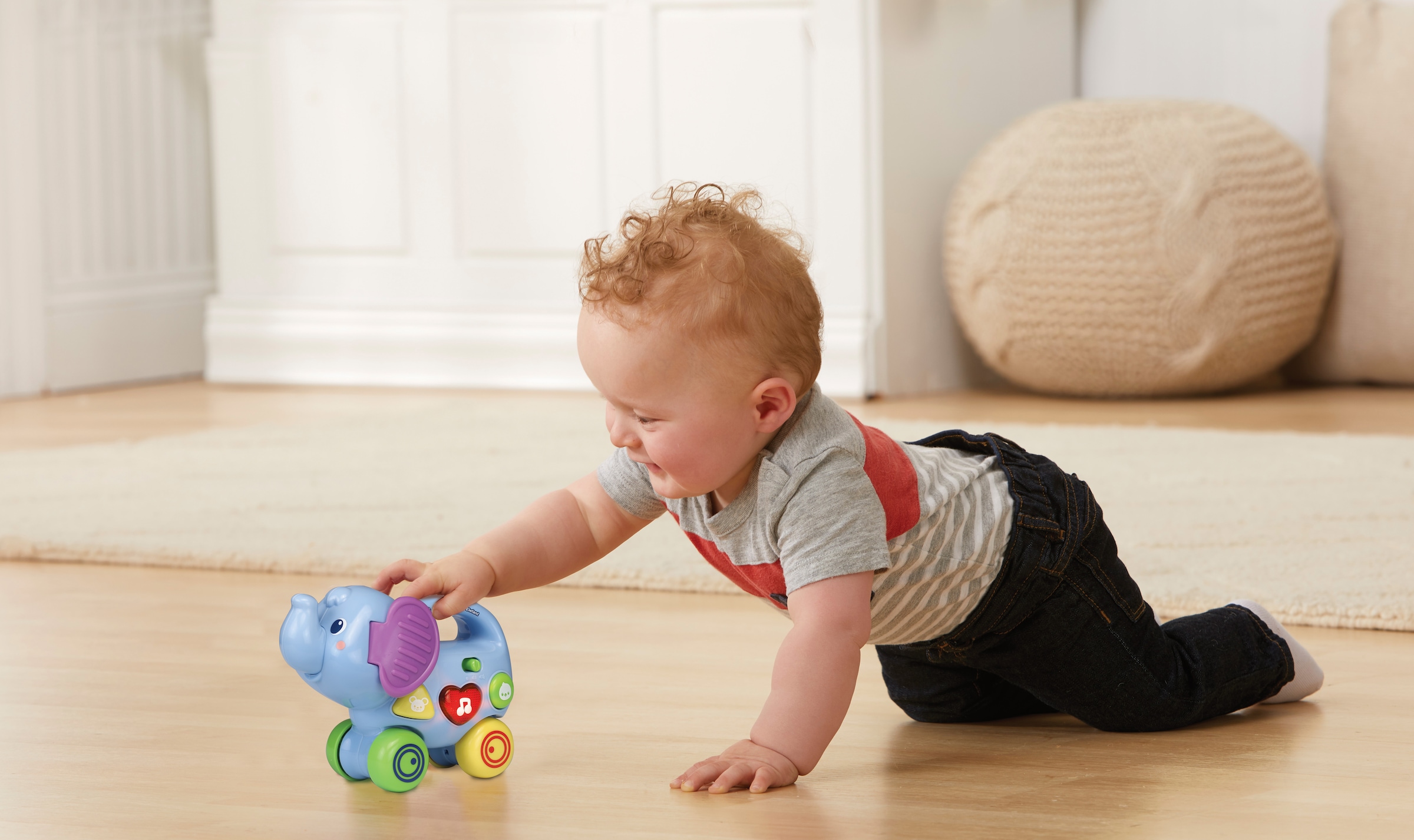 Vtech® Lernspielzeug »VTechBaby, Kleiner Schiebe-Elefant«, mit Sound