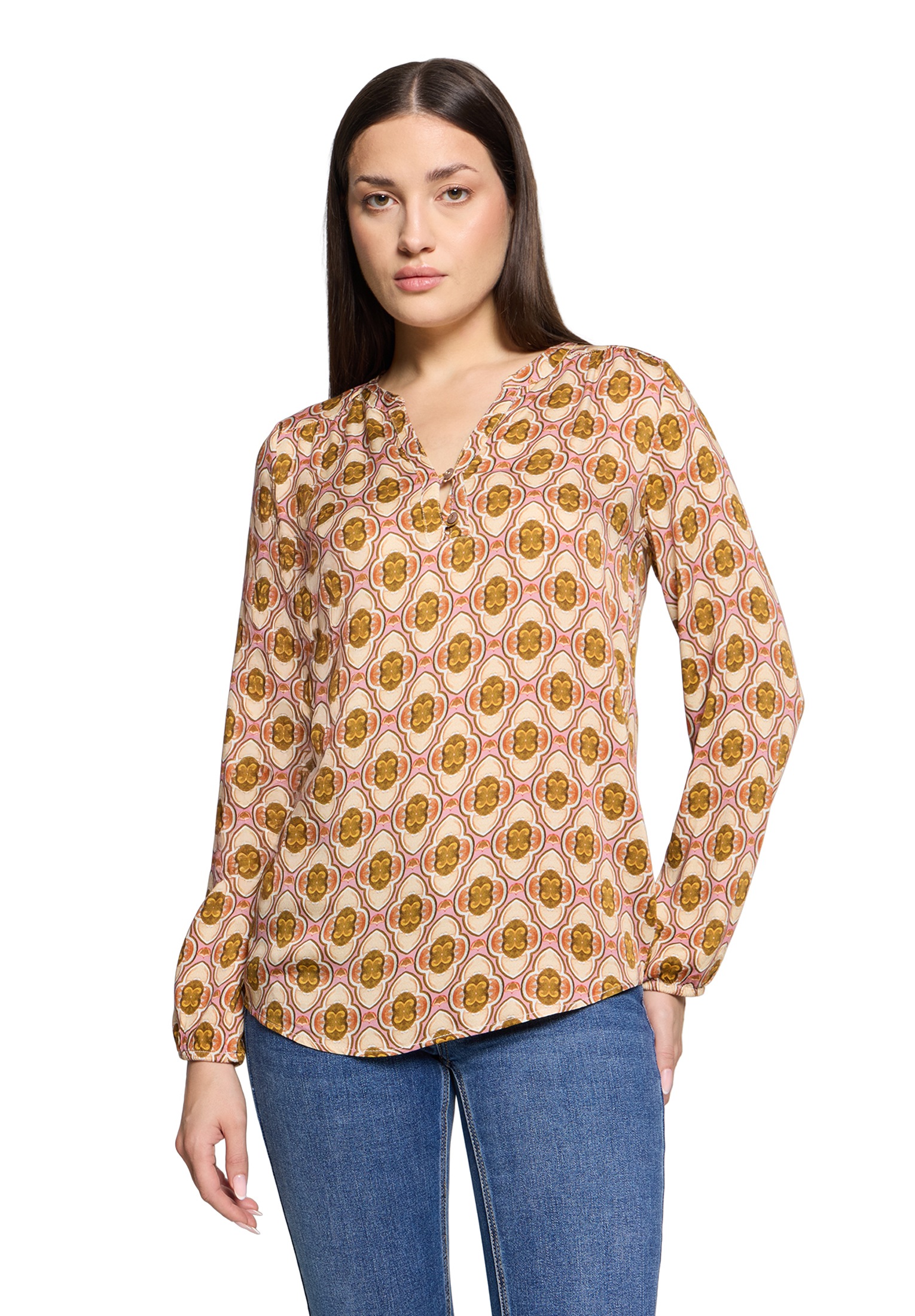 Cartoon Klassische Bluse »Casual-Bluse mit Knöpfen«