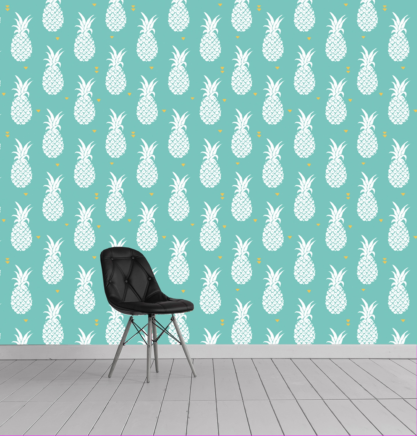 queence Vinyltapete »Sofi«, bedruckt-tropisch, 90x250cm, selbstklebend, kinderleichte Anbringung, Sticker