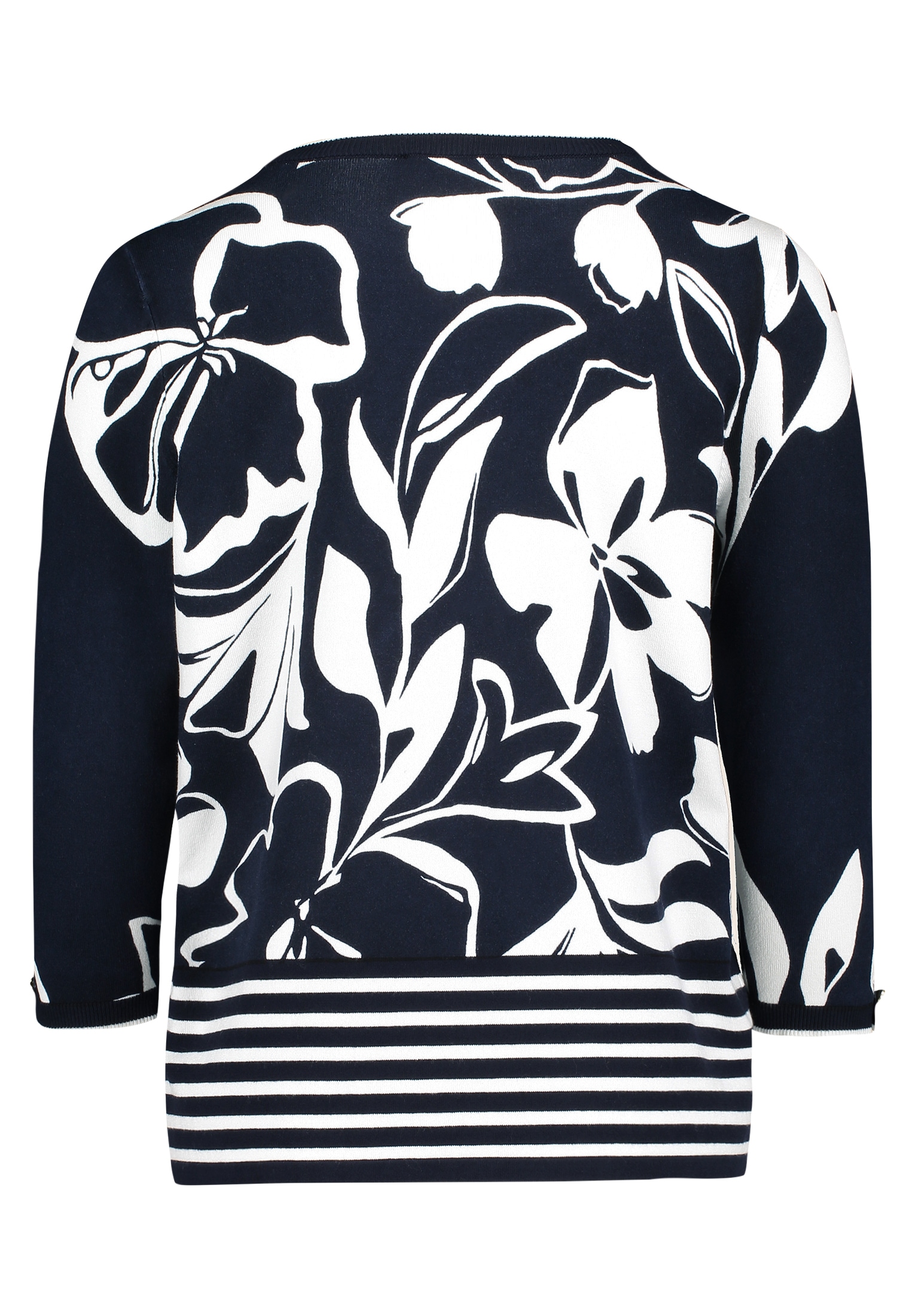 Betty Barclay Rundhalspullover »Feinstrickpullover mit Blumenprint«