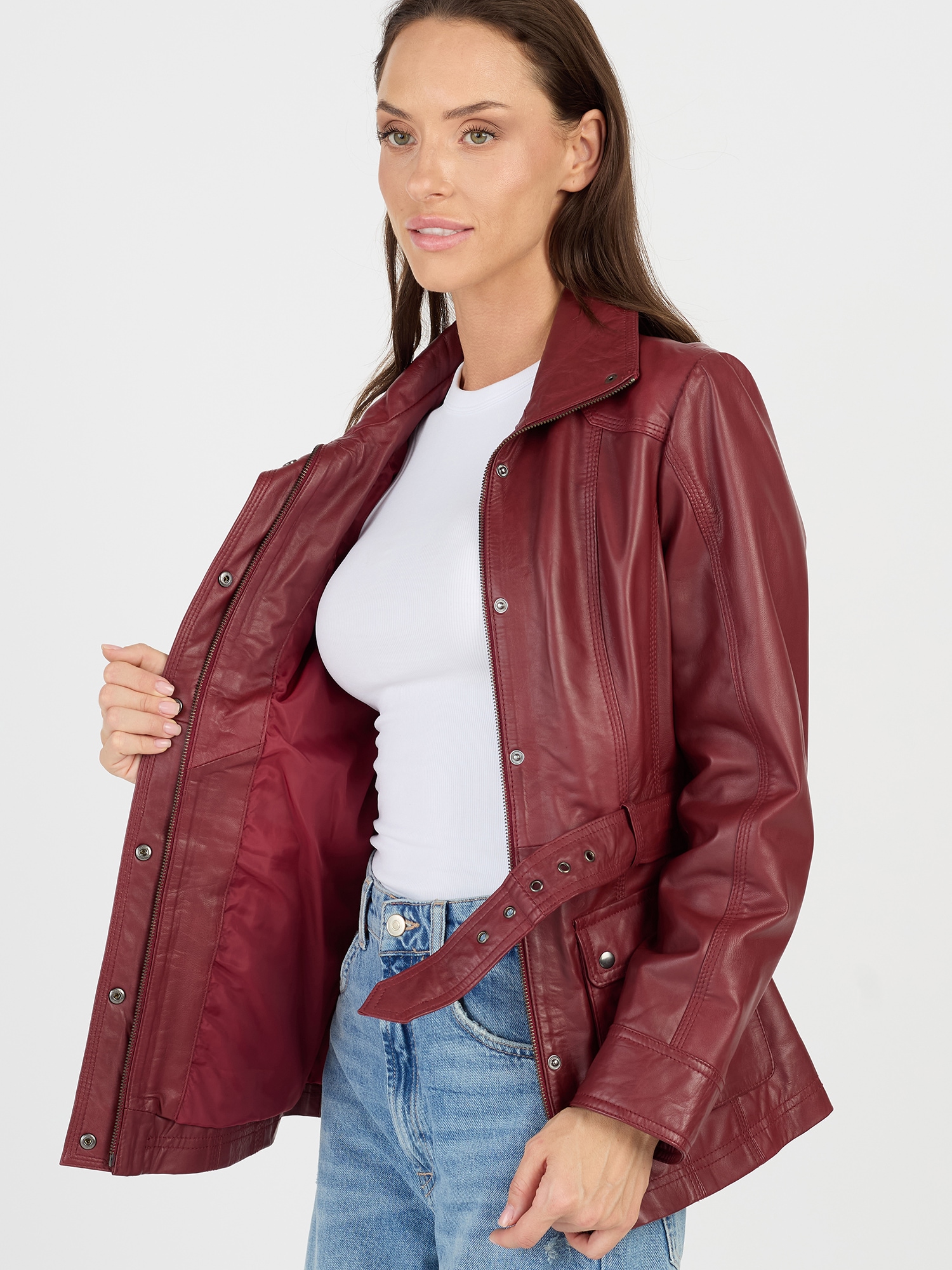 JCC Bikerjacke »Lederjacke R6382«