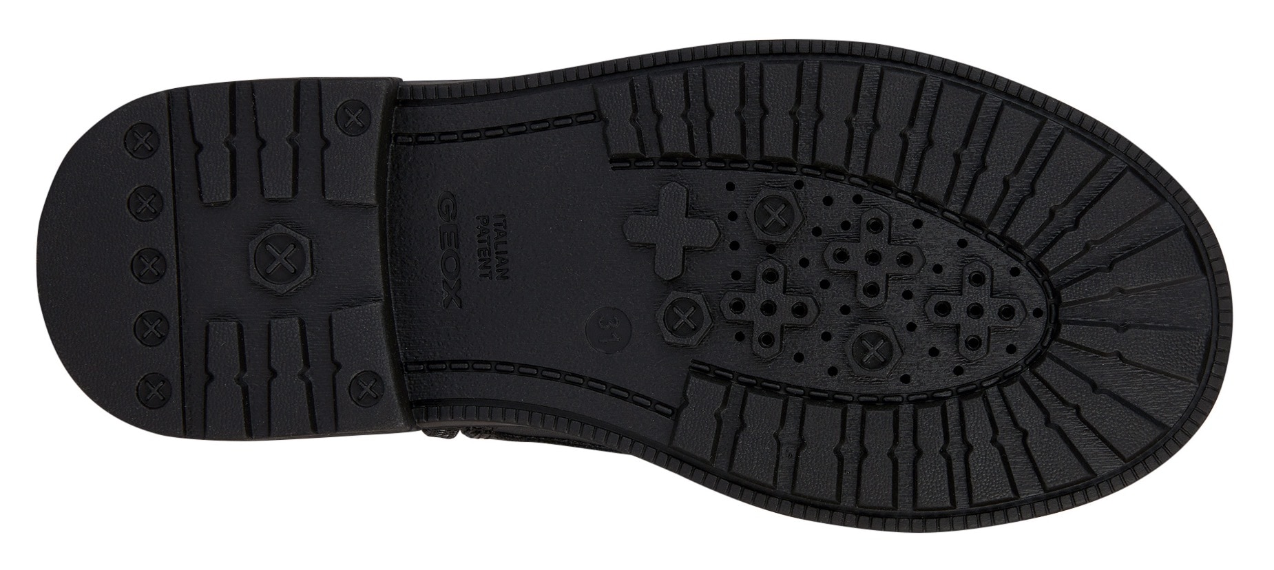 Geox Schnürstiefel »J ECLAIR GIRL«, mit Schmetterlingsapplikation