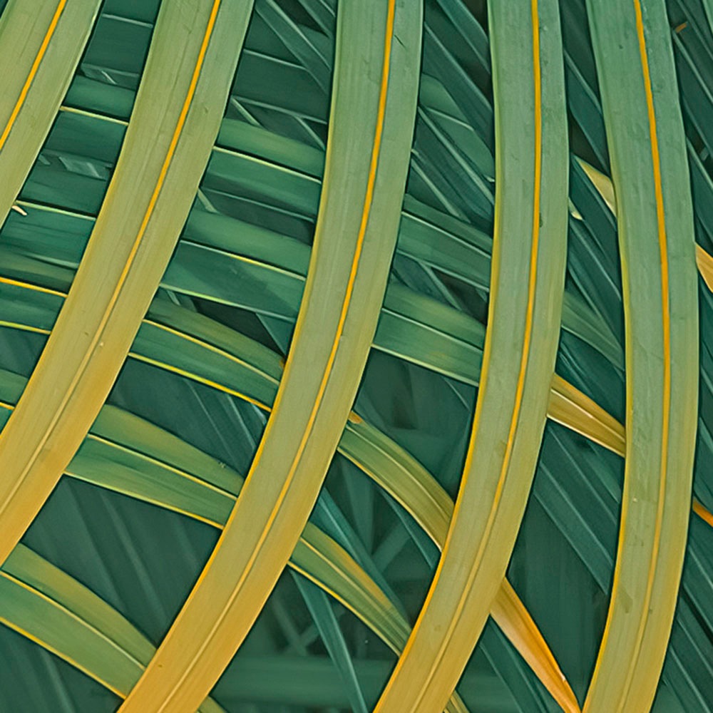 Komar Fototapete »Digitaldruck Vlies - Neon Fern - Größe 200 x 250 cm«, bedruckt, Wohnzimmer, Schlafzimmer