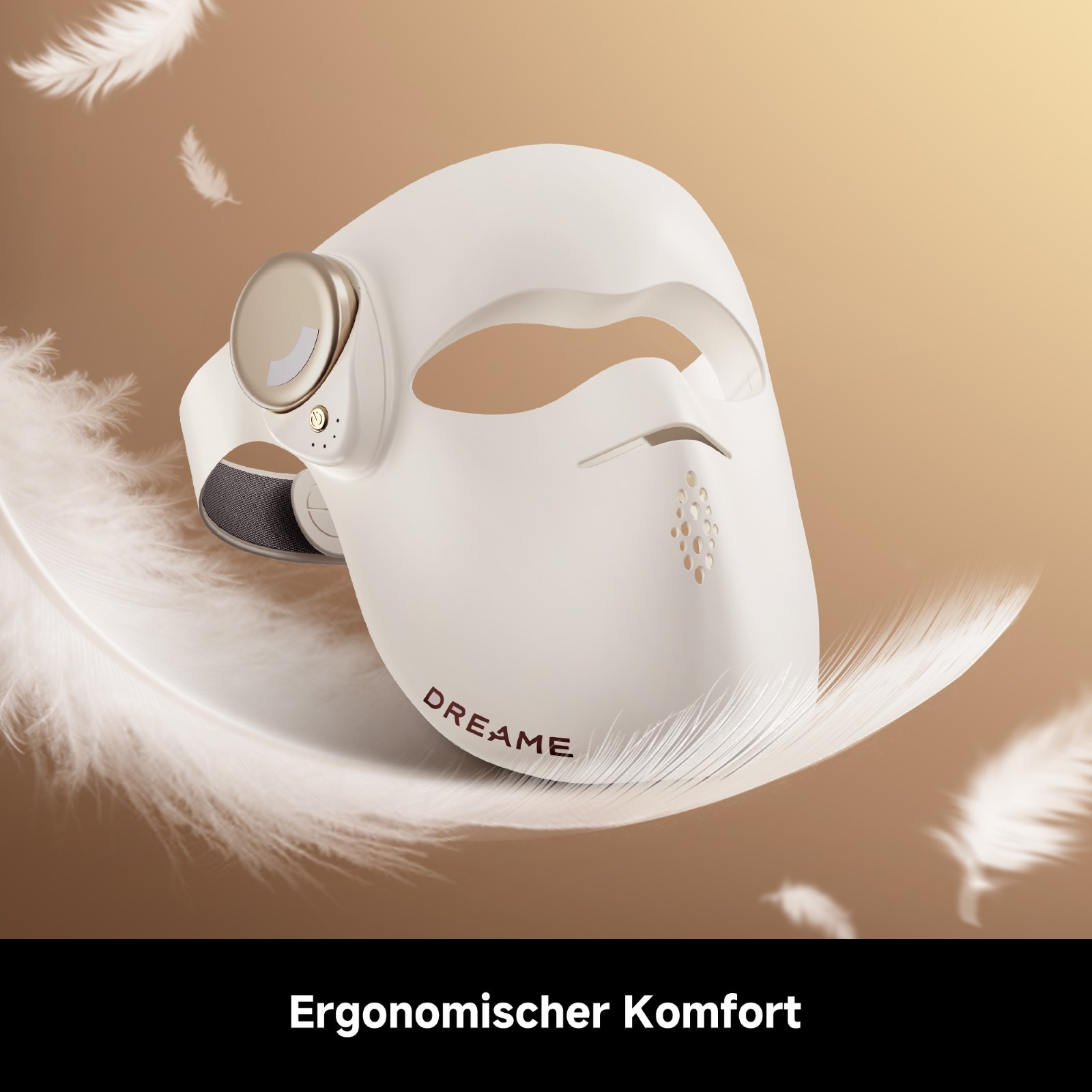 Dreame LED-Gesichtsmaske »Chrona« 280 LEDs, 5 Lichtmodi, kabellos, ergonomische 3D-Passform