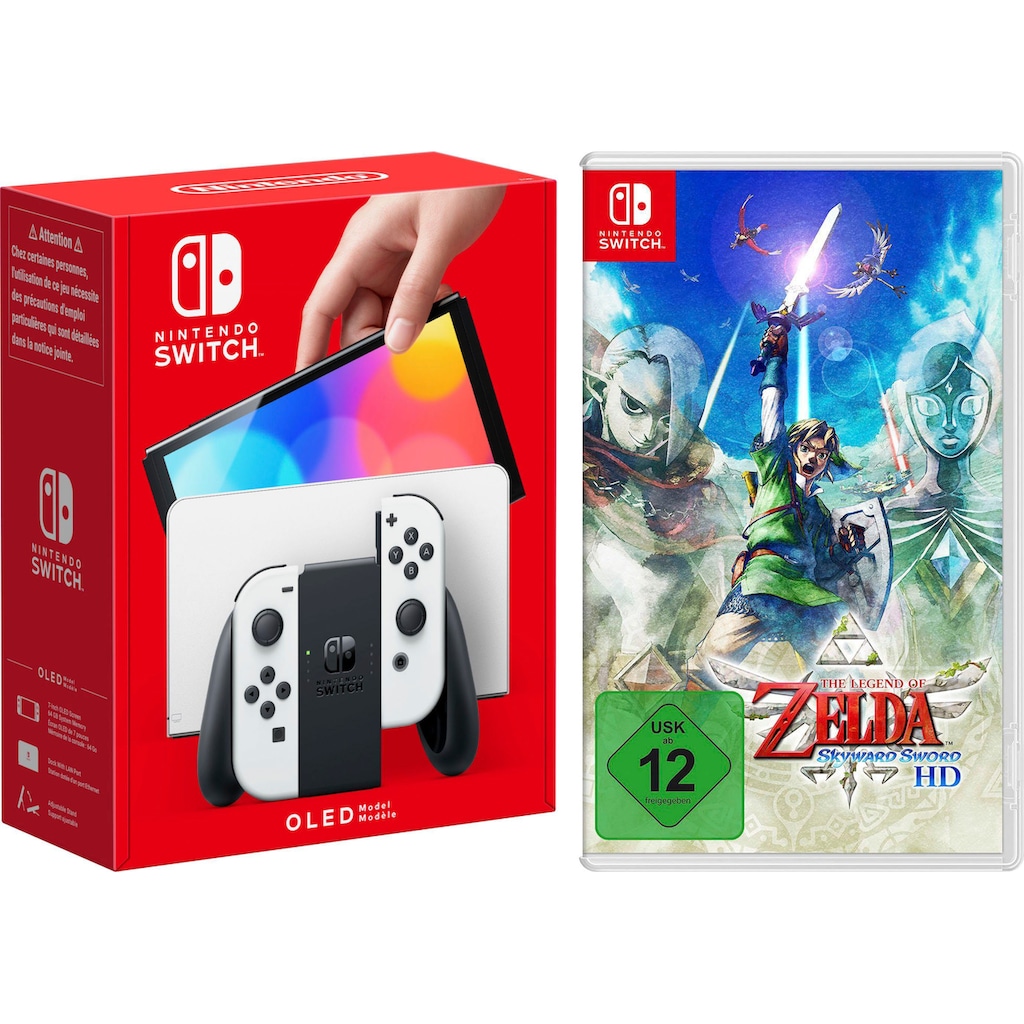 Nintendo Switch Konsolen-Set »Switch OLED«, inkl. The Legend of Zelda: Skyward Sword HD