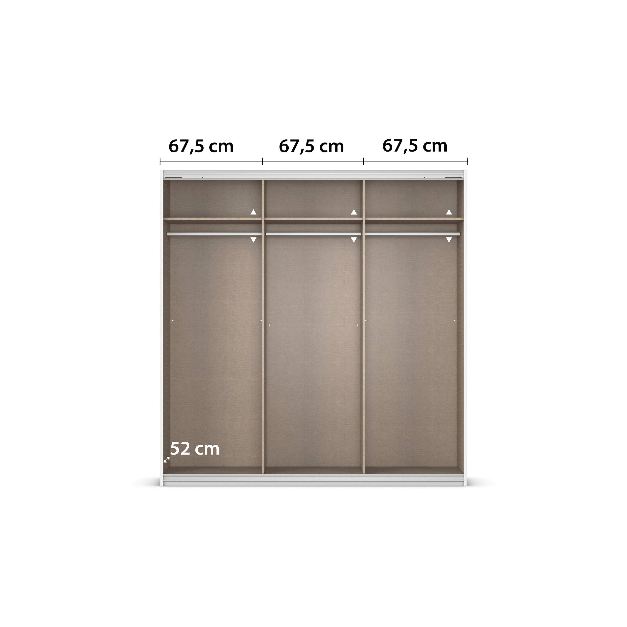 rauch Kleiderschrank »Schwebetürenschrank OTTO´s Choice Garderobe Schrank TOP ANGEBOT Avola« in 3 verschiedenen Ausstattungen BASIC/CLASSIC/PREMIUM inkl. Spiegel,  mit eleganten Zierleisten in Chrom, Schwarz oder Weiß MADE IN GERMANY