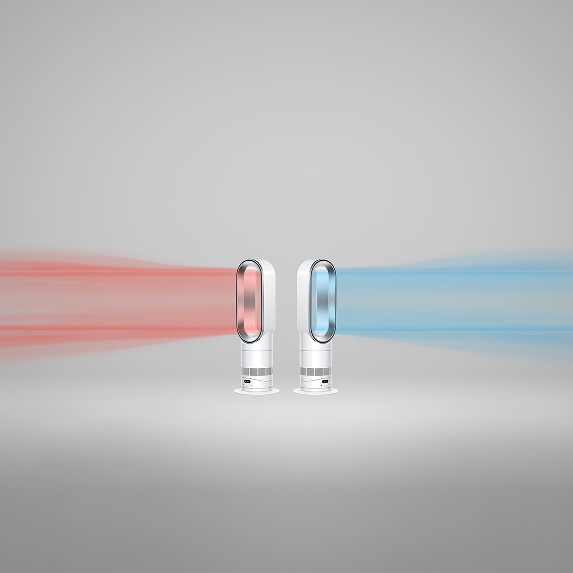 DYSON Standventilator »AM15 Hot&Cool HF1,  2 in 1 Ventilator & Heizlüfter für jede Jahreszeit« Air Multiplier, Sleep-Timer, 10 Einstellungen, App-Anbindung