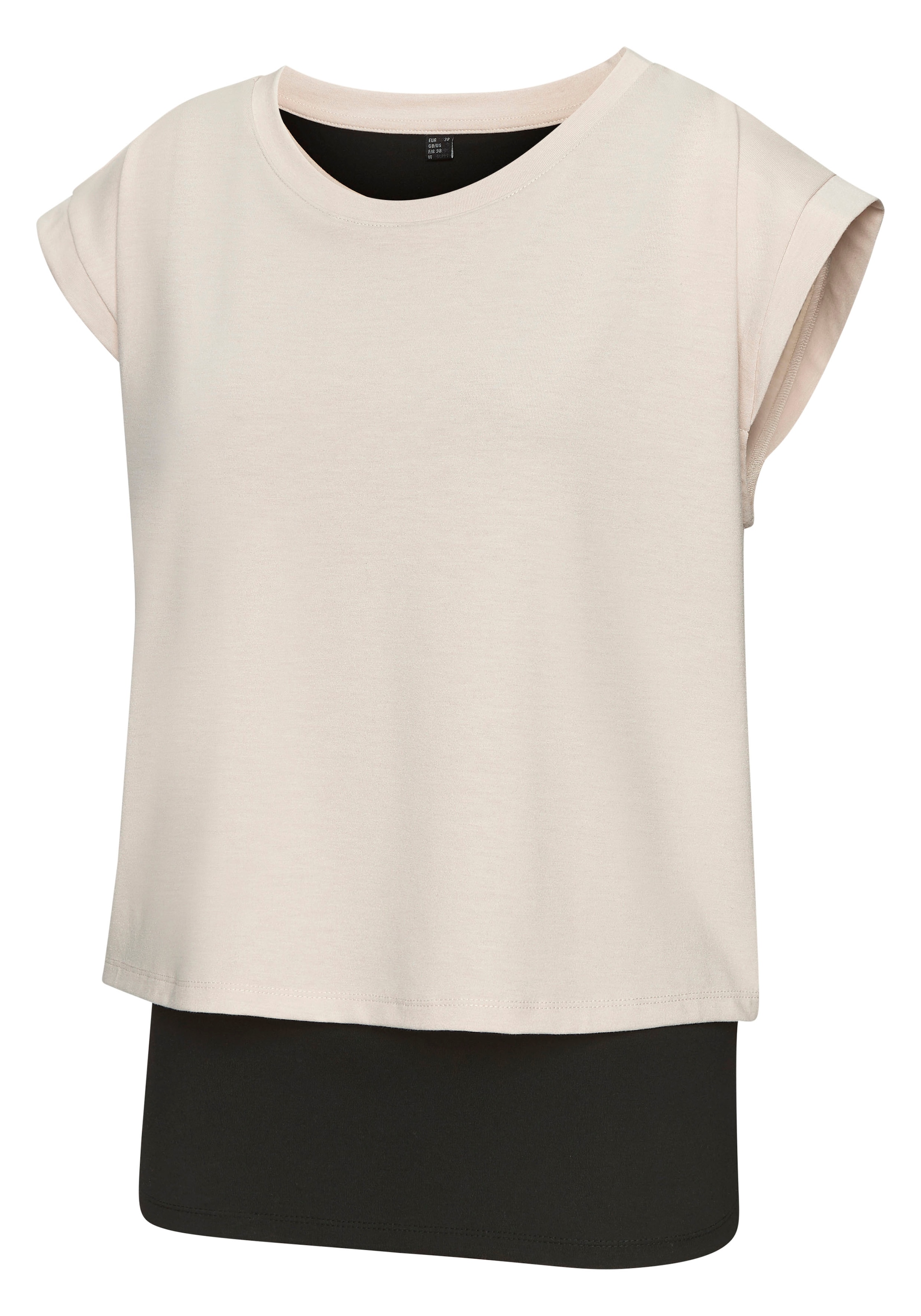 LASCANA ACTIVE Layershirt, 2 in 1 T-Shirt im Layer-Design