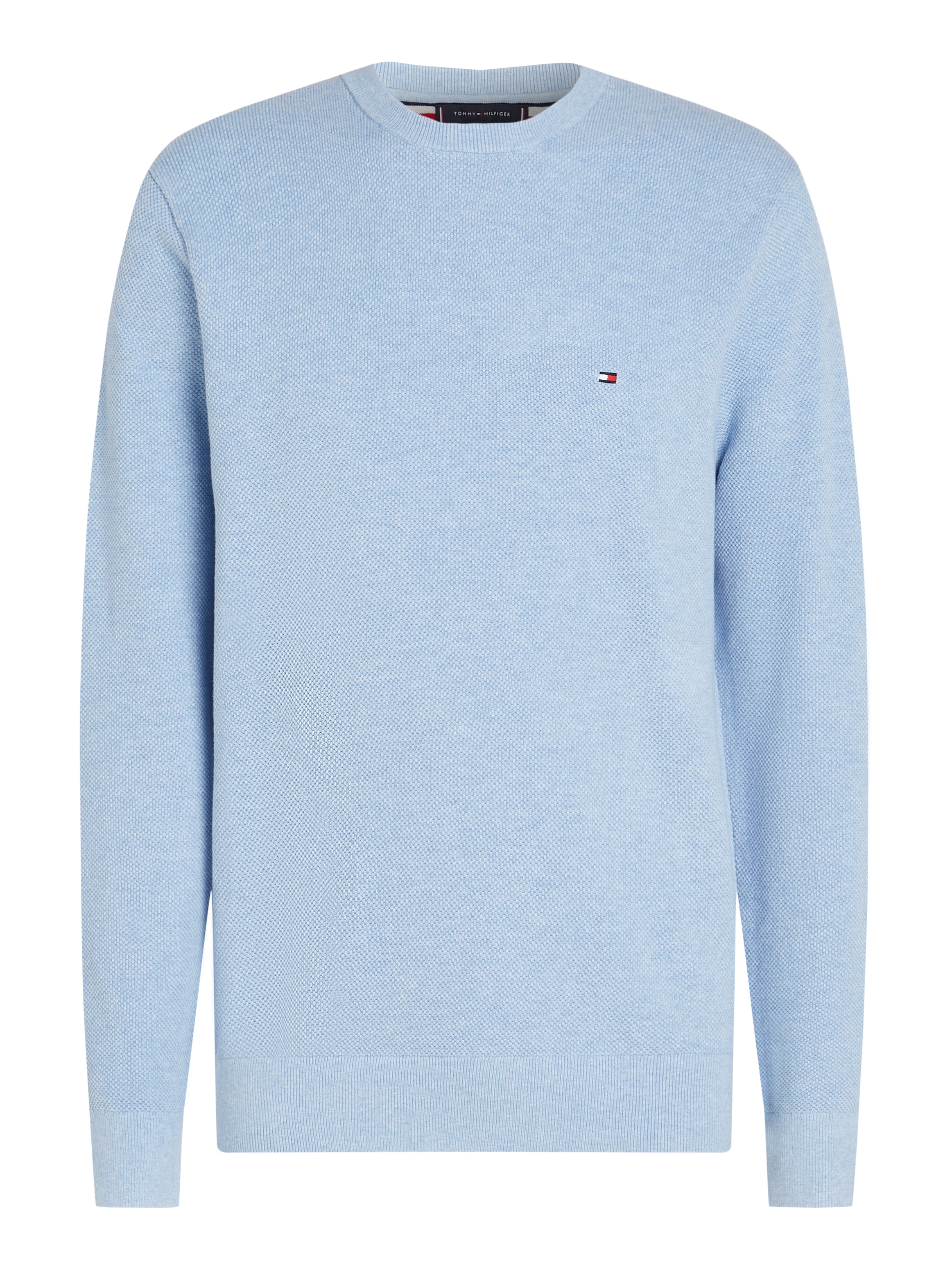 Tommy Hilfiger Rundhalspullover »ESSENTIAL STRUCTURE CREW NECK«, mit feiner Struktur