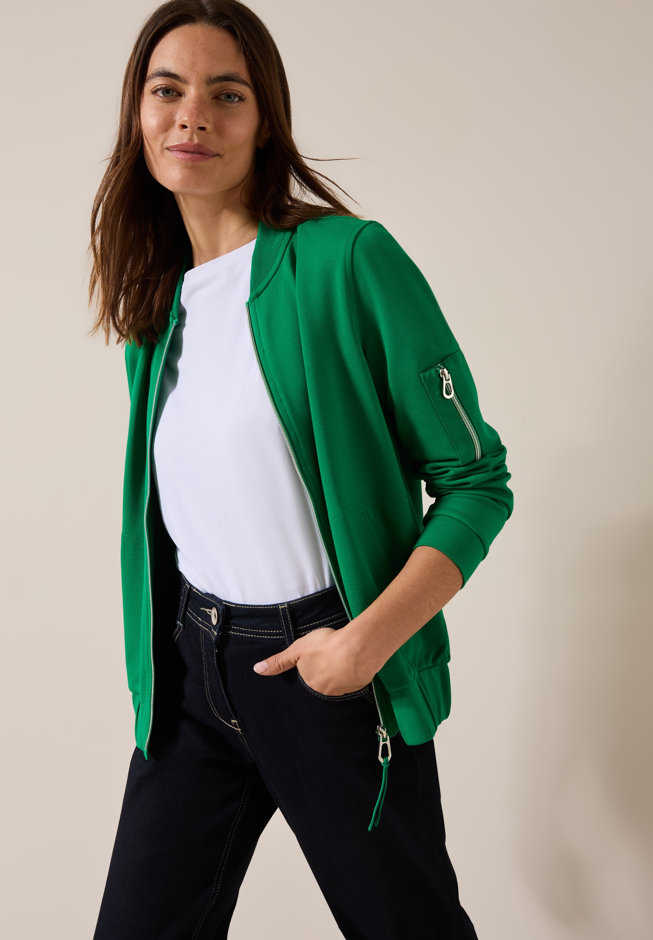 Cecil Blouson, mit Zipper Detail