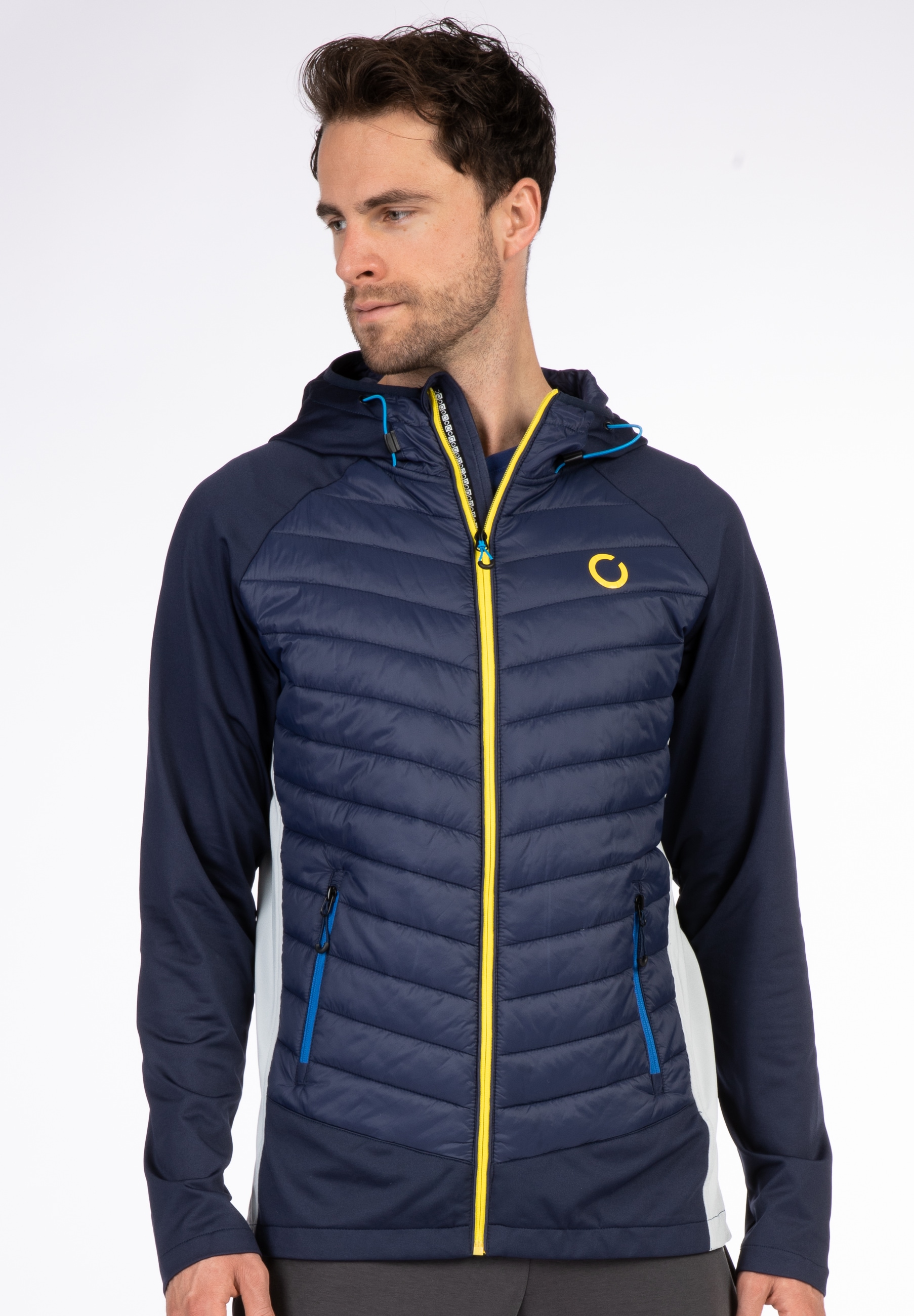 Steppjacke »GILMOUR M MEN«, Steppjacke mit schlichtem Design und verstellbarer Kapuze