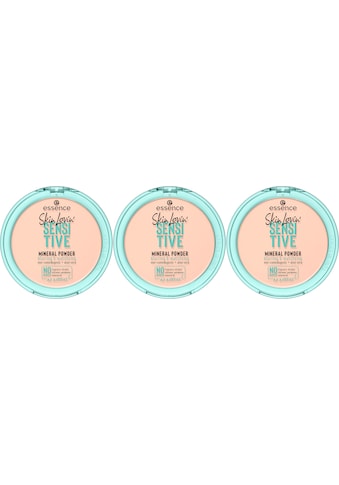 Puder »Skin Lovin' SENSITIVE MINERAL POWDER«, (Set, 3 tlg.)