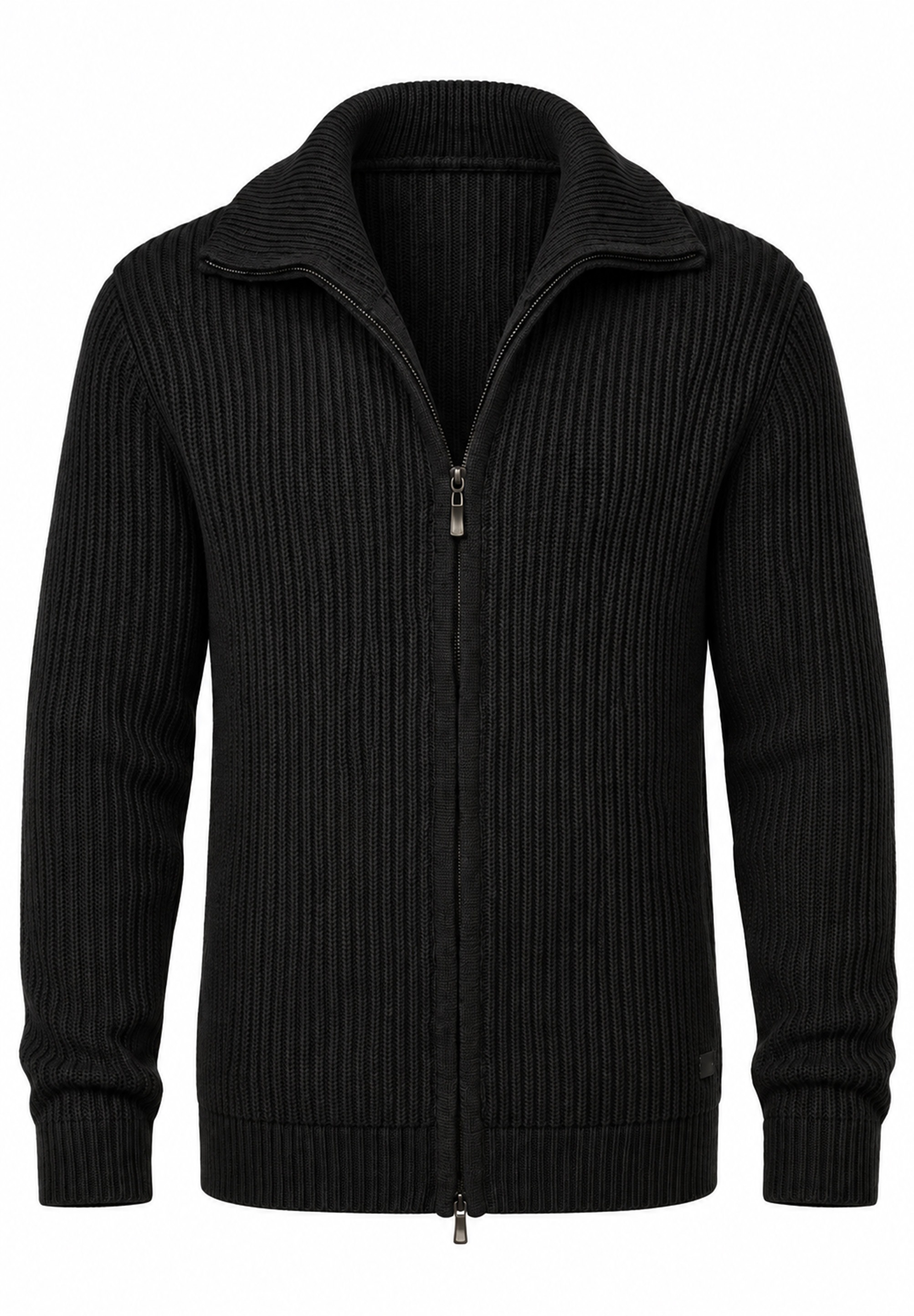 SOULSTAR Strickjacke »als Grobstrick Pullover für Herren« Männer Winterpullover mit Stehkragen - Regular-Fit