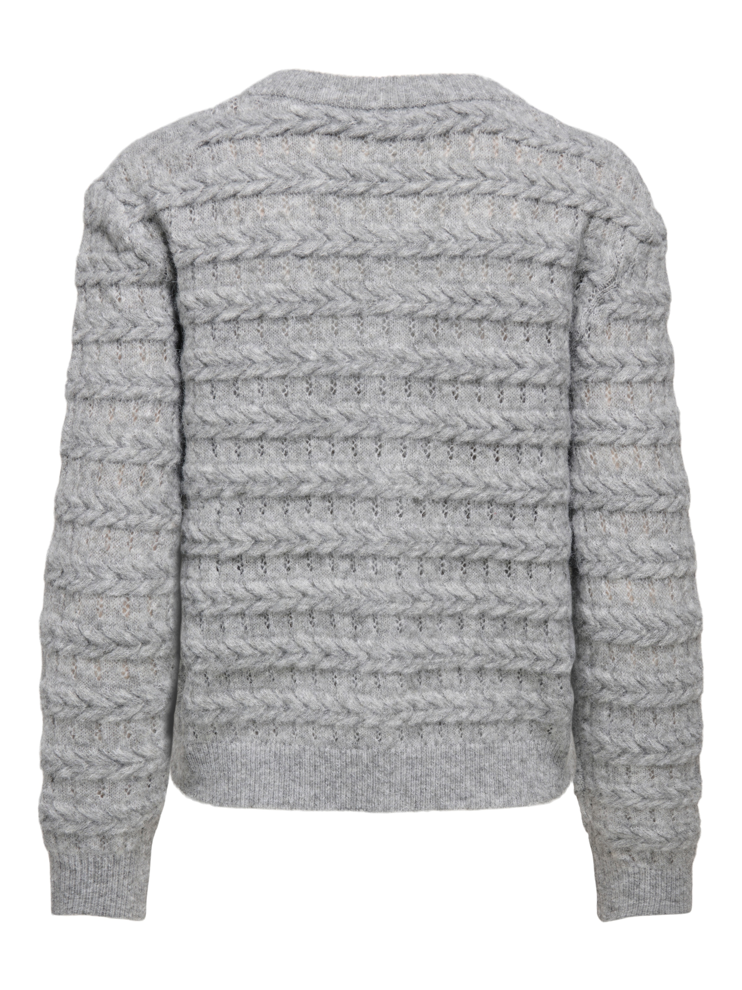 ONLY Strickjacke »ONLCABALA LS CABEL CARDIGAN CC KNT« Materialmix, regular fit