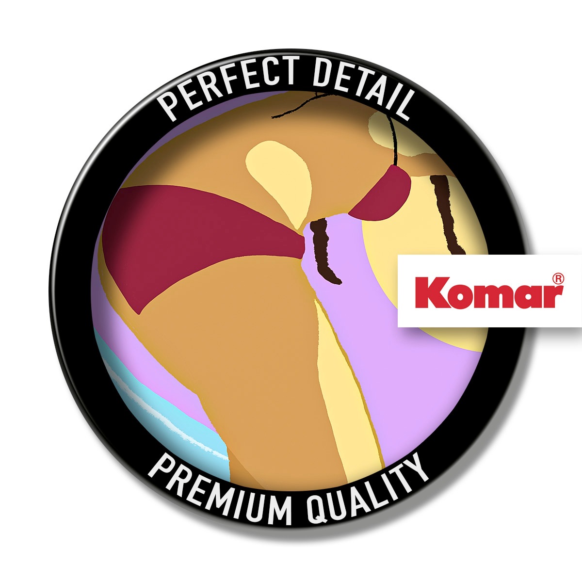 Komar Leinwandbild »Tube Riding - Größe 30 x 40 cm« Natur 1 Stk. tlg. Keilrahmenbild mi Echtholzrahmen