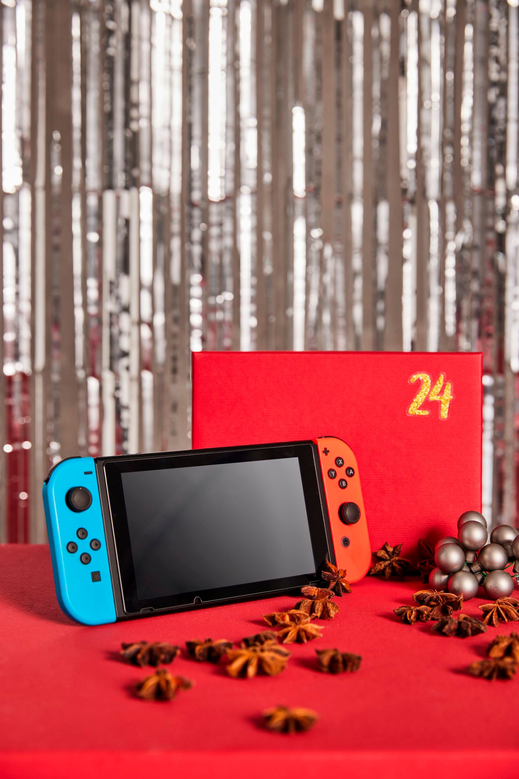 Nintendo Switch Spielekonsole »Switch Neon r/b + Gratis Big Brain Academy + Everybody 1-2-Switch!«
