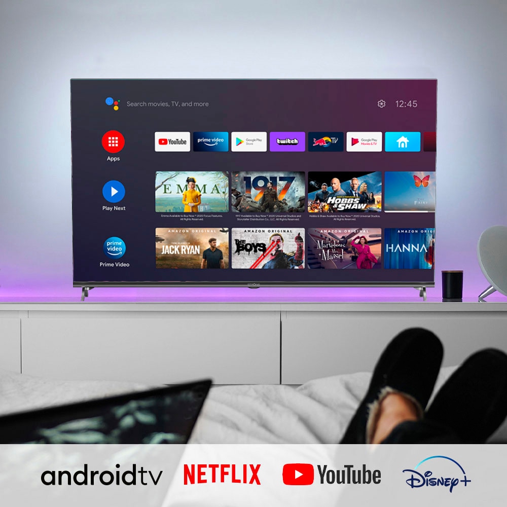 Strong LED-Fernseher, 125 cm/50 Zoll, 4K Ultra HD, Android TV-Smart-TV