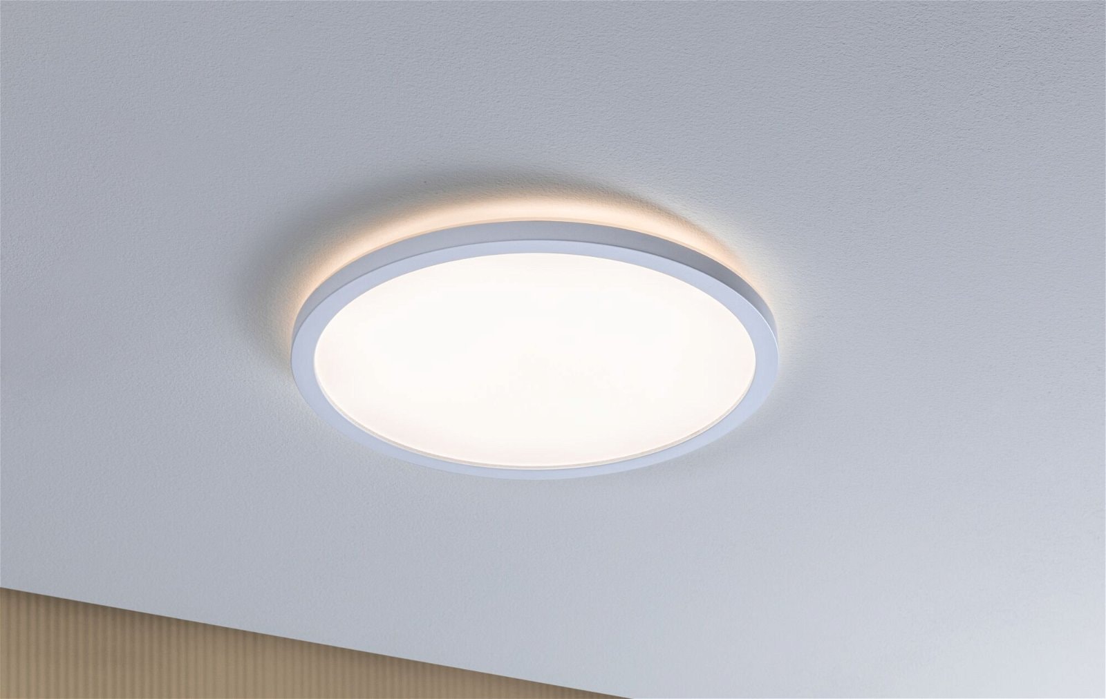 Paulmann LED Panel »Atria Shine IP44 rund 293mm 16W 1600lm 3000K«, 1 flammig, Backlight