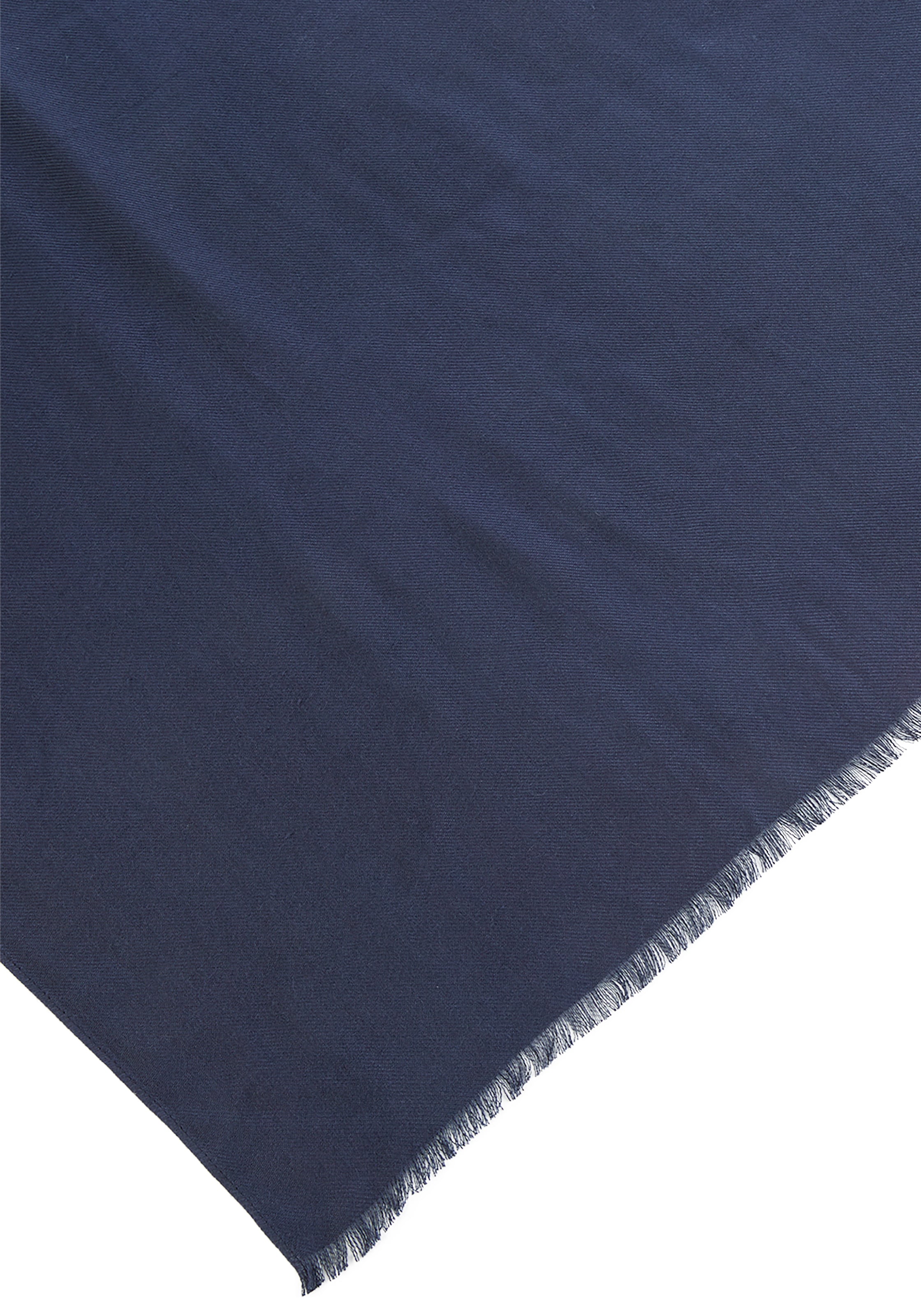 Laura Scott Schal Schal-Tuch mit feinen Fransen - neue Farbe champagner