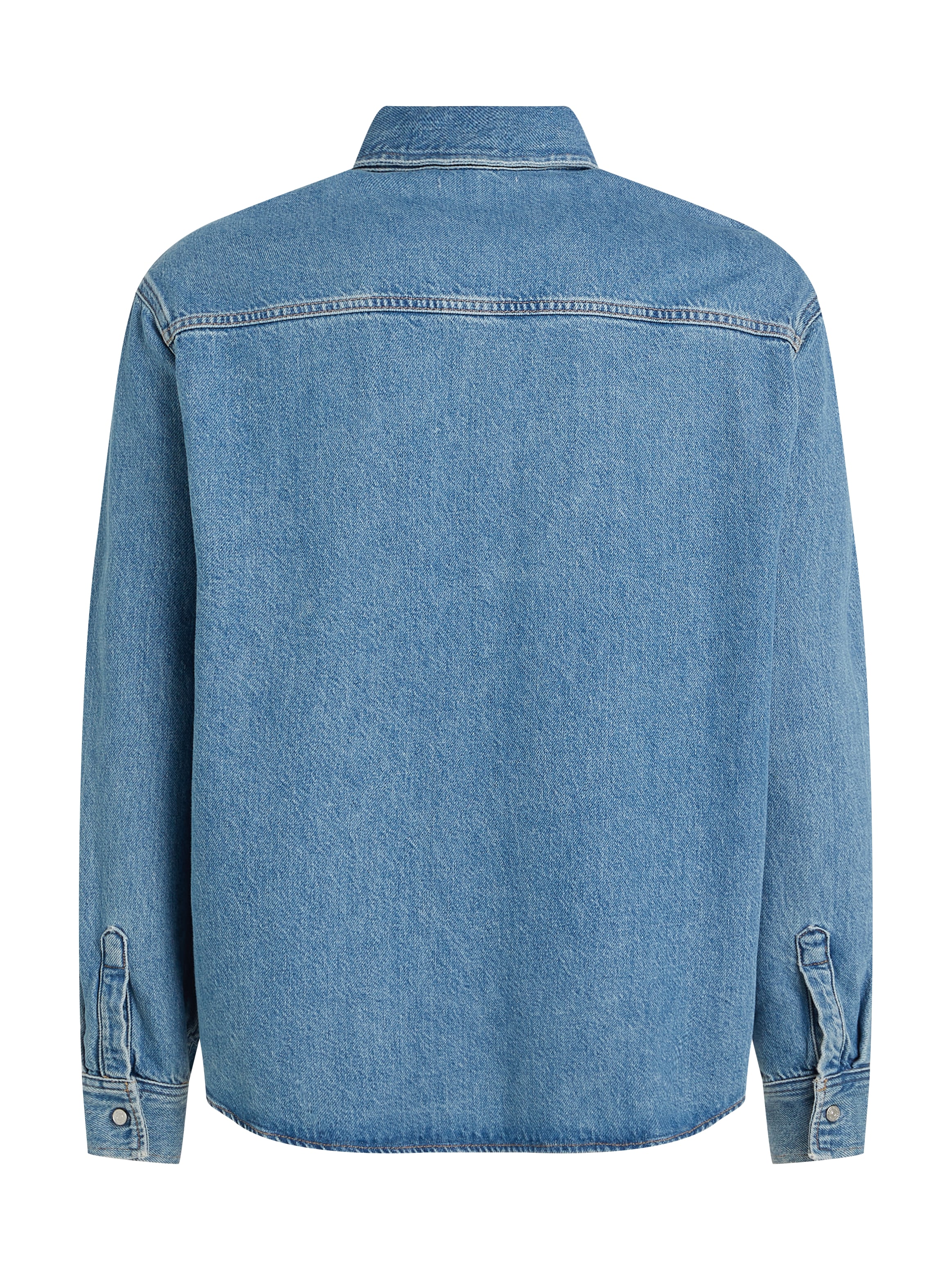Calvin Klein Jeans Jeanshemd »RELAXED DENIM SHIRT«, in mittelblauer Waschung