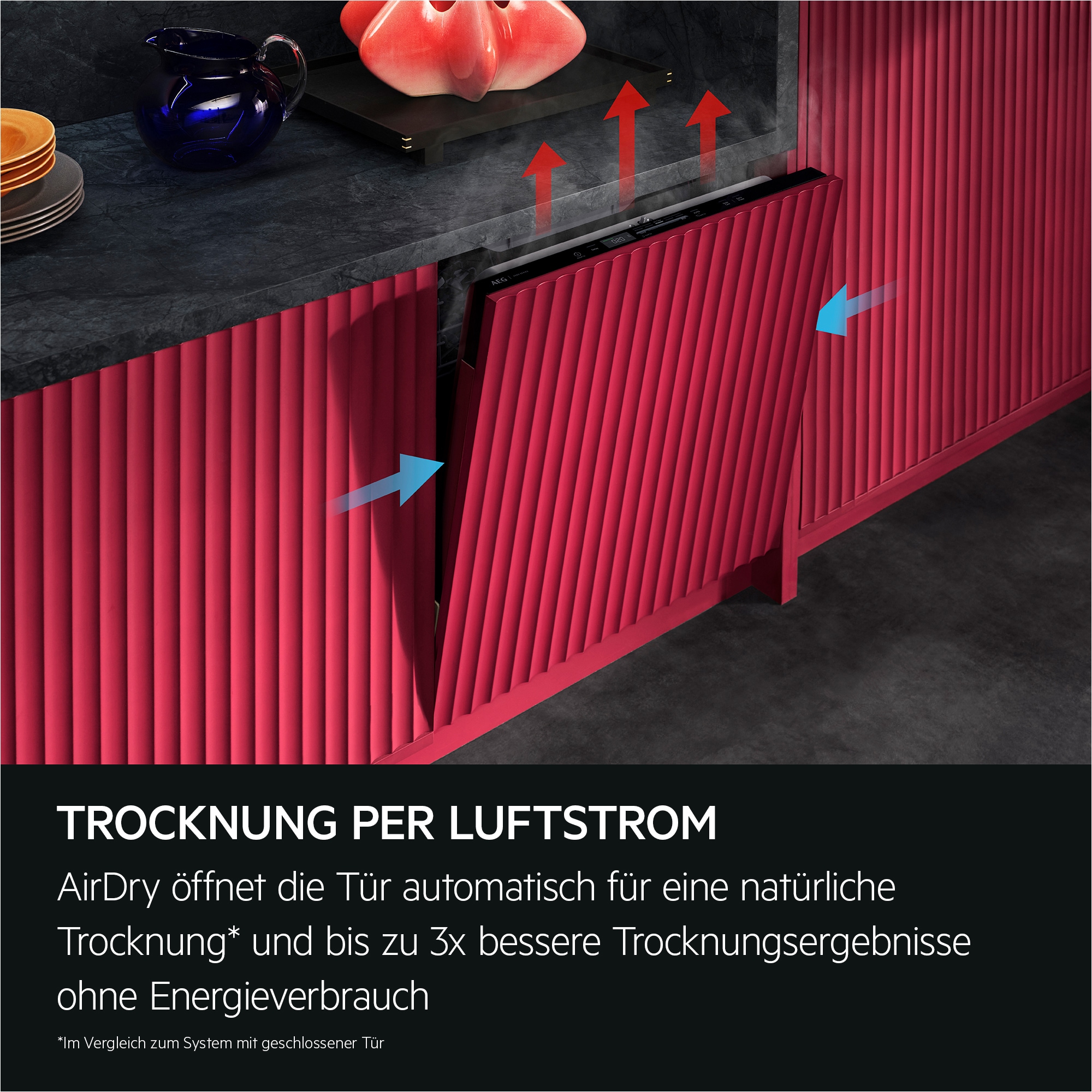 AEG vollintegrierbarer Geschirrspüler 6000 »GI620C2SC« Spülmaschine – starke Sprühabdeckung, viel Platz & sauber