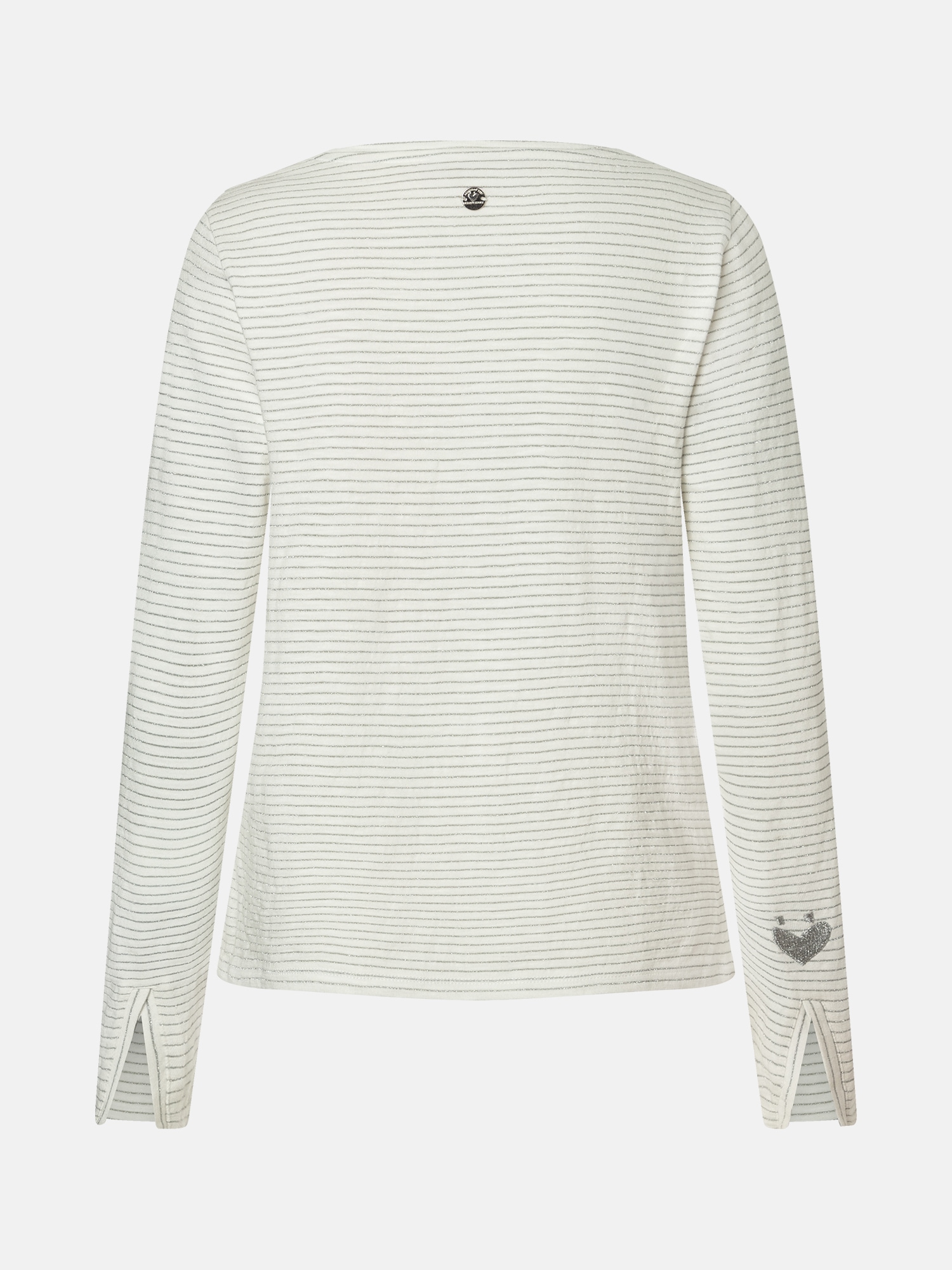 Lieblingsstück Langarmshirt »FineL« mit Glanzfaden, Ärmelenden mit Schlitz