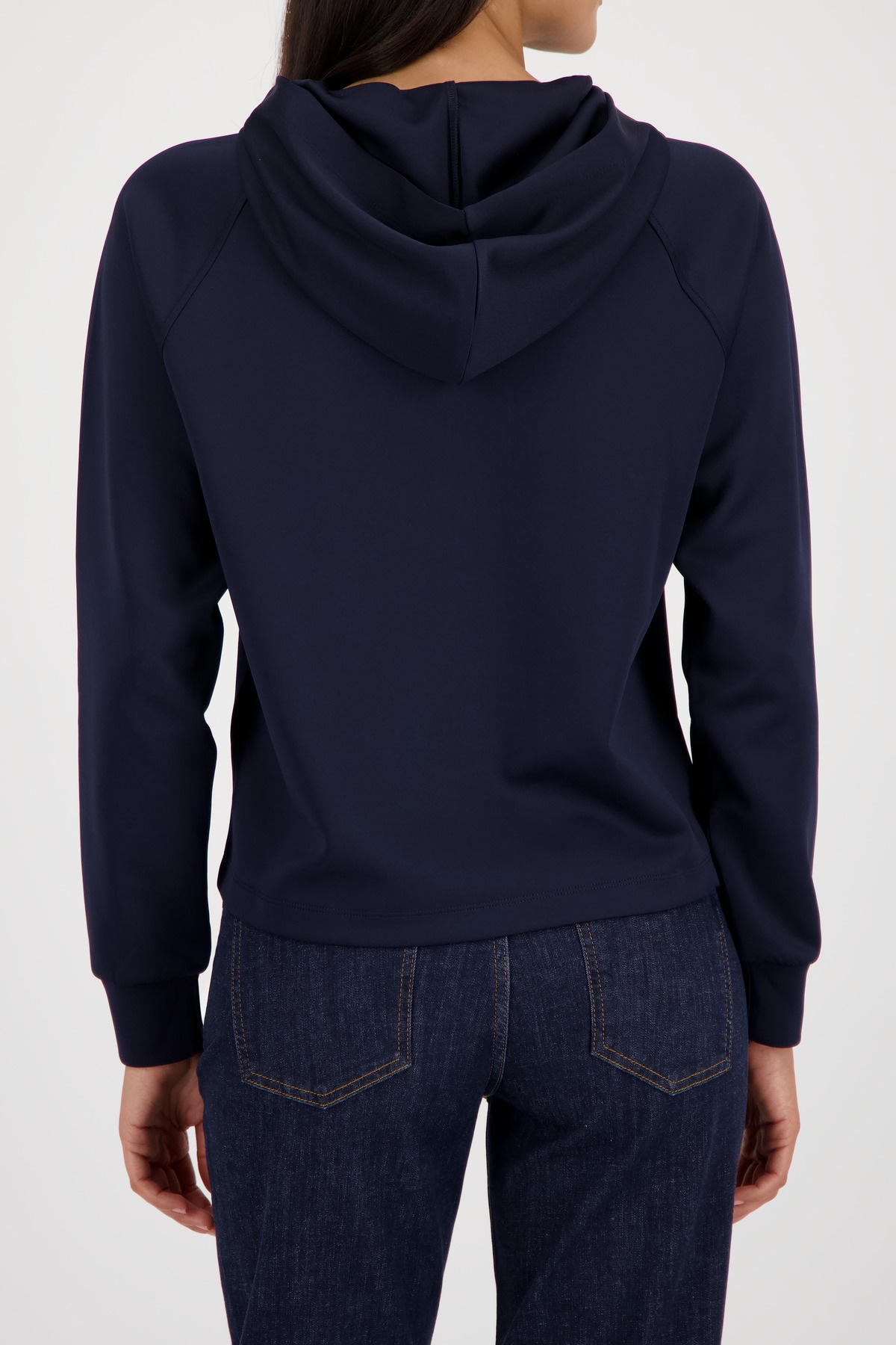Monari Kapuzensweatshirt , Regular Fit, geprägtes Emblem
