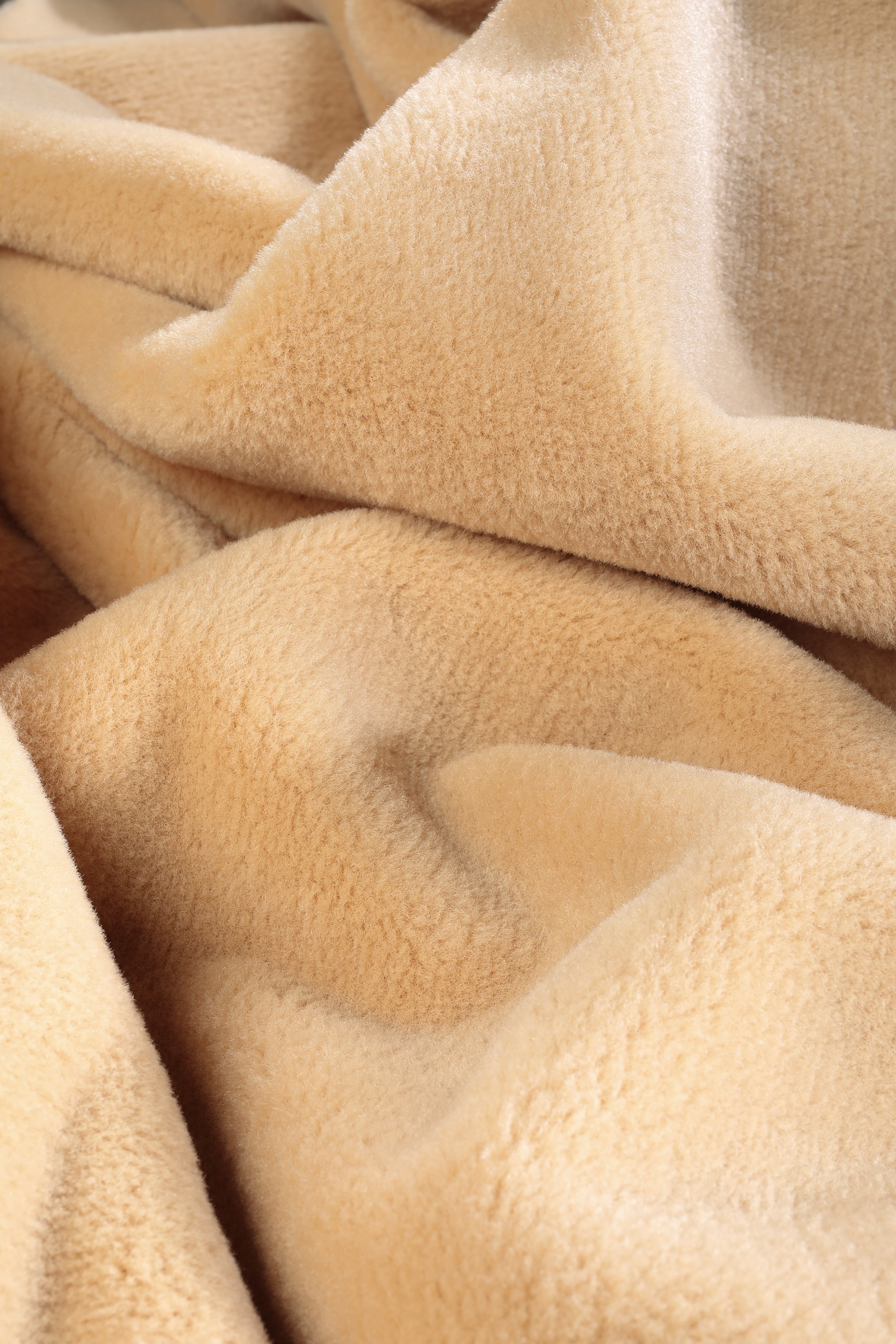 Biederlack Wohndecke »Wool Feel im Pelz-Look« mit gektteltem Zierstich