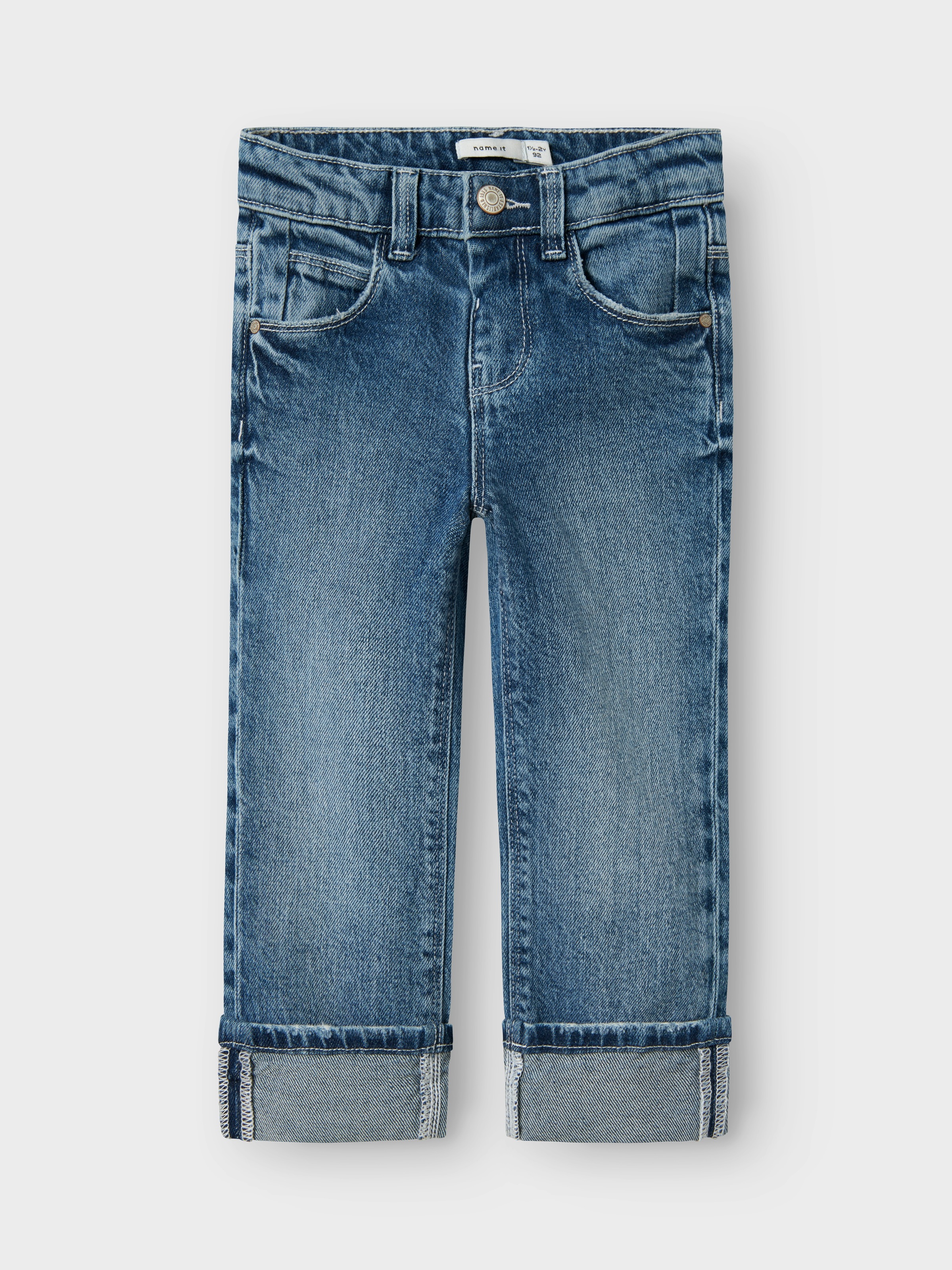 Name It Straight-Jeans »NMFROSE STRAIGHT FOLD JEANS 4224-AZ NOOS«