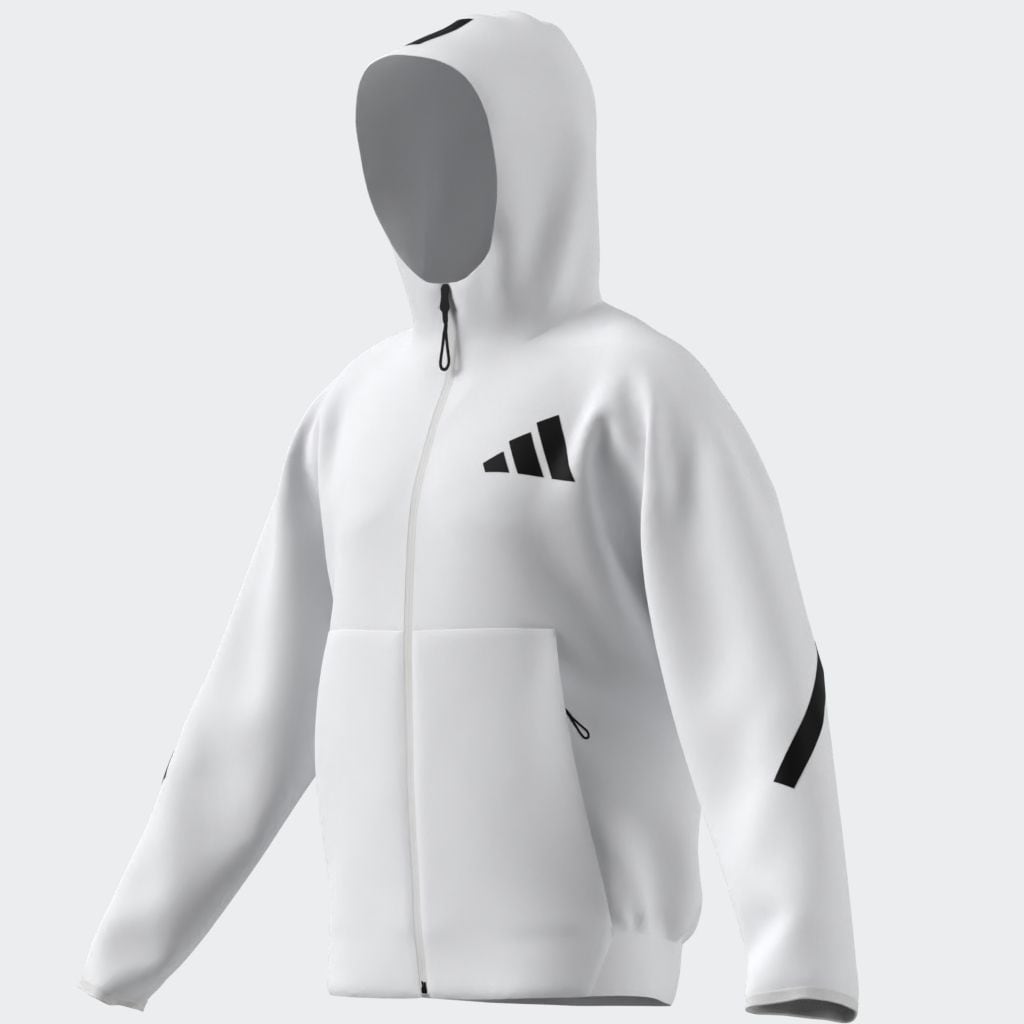 adidas Sportswear Kapuzensweatshirt »M Z.N.E. FZ«, für sportliche Aktivitäten, aus Polyester und Baumwolle
