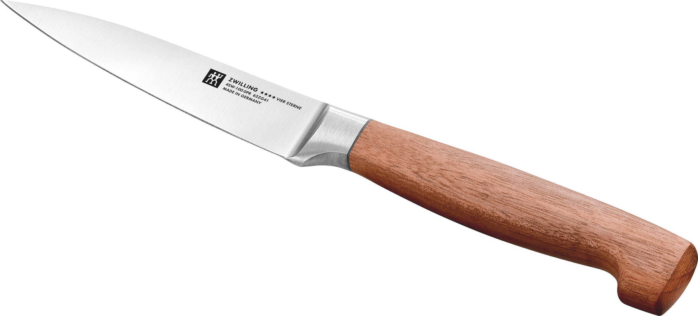 Zwilling Brotmesser »**** VIER STERNE Wood« Made in Germany, Eigehärtete Klinge, FSC-Zertifizitiertes Holz