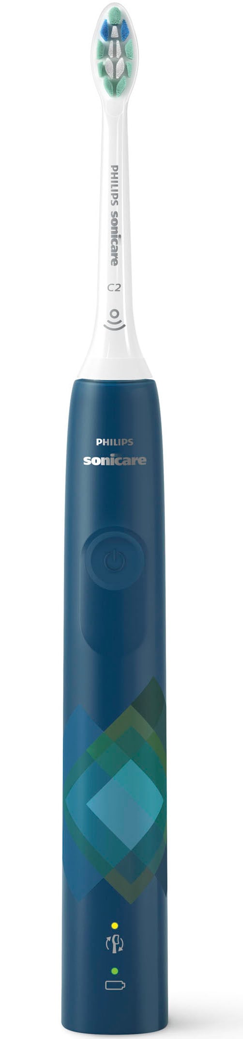 Philips Sonicare Elektrische Zahnbürste »Series 4100 HX3689«, 1 St. Aufsteckbürsten, mit integriertem Drücksensor und 2 Intensitätsstufen, inkl. Ladegerät