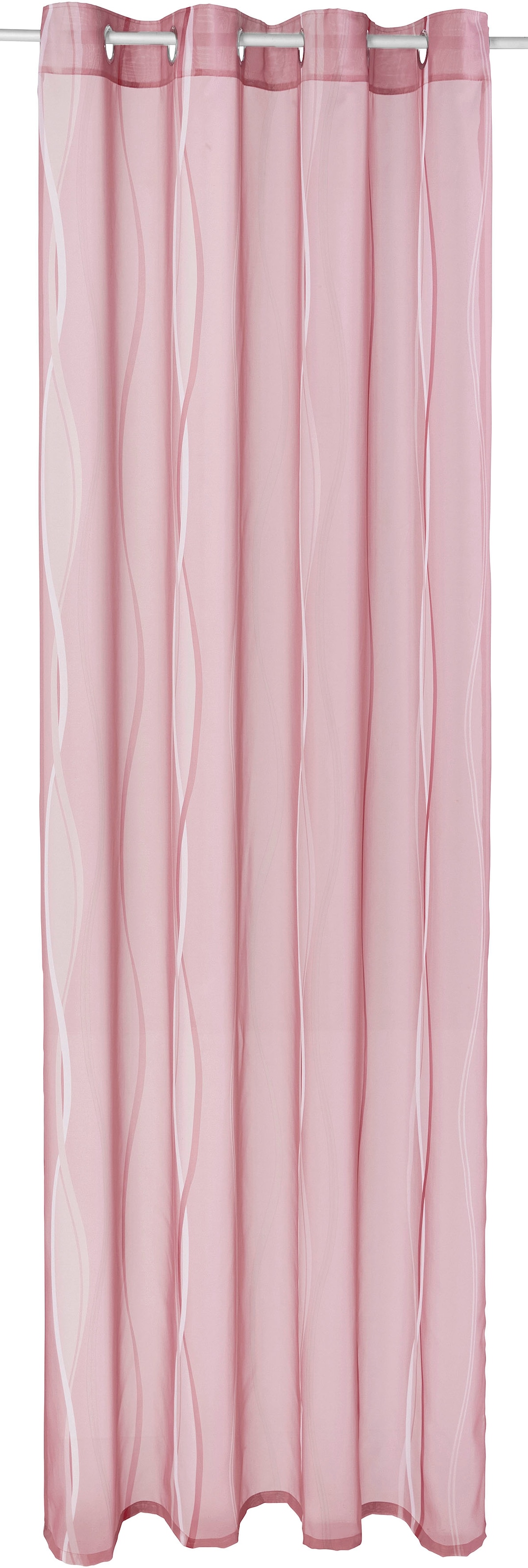 OTTO home Gardine »Dimona« Ösen 2 Stk. tlg. 2er-Set, transparent, Voile, Polyester