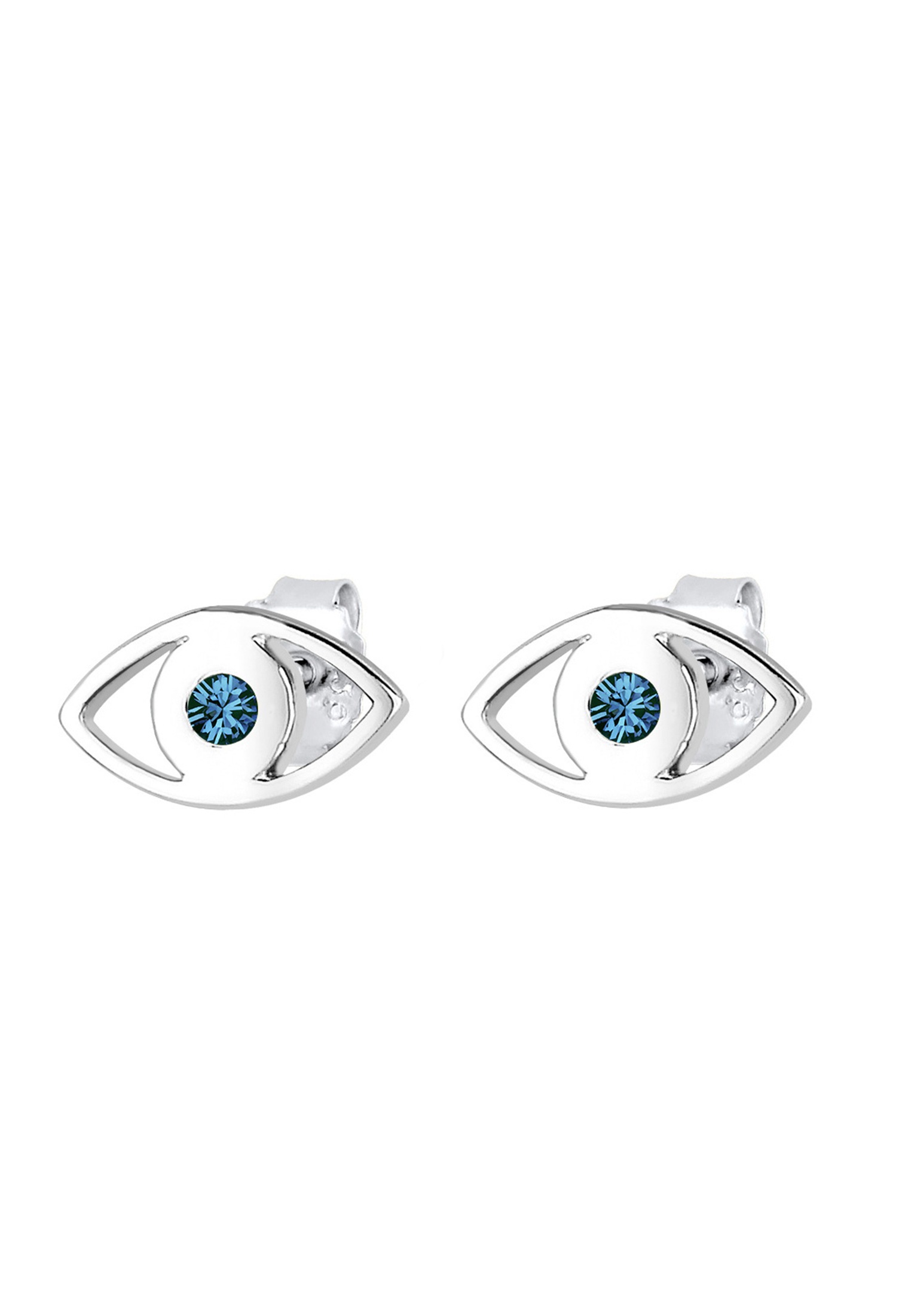 Elli Paar Ohrstecker »Ohrringe Evil Eye Schutzsymbol Kristalle Silber«