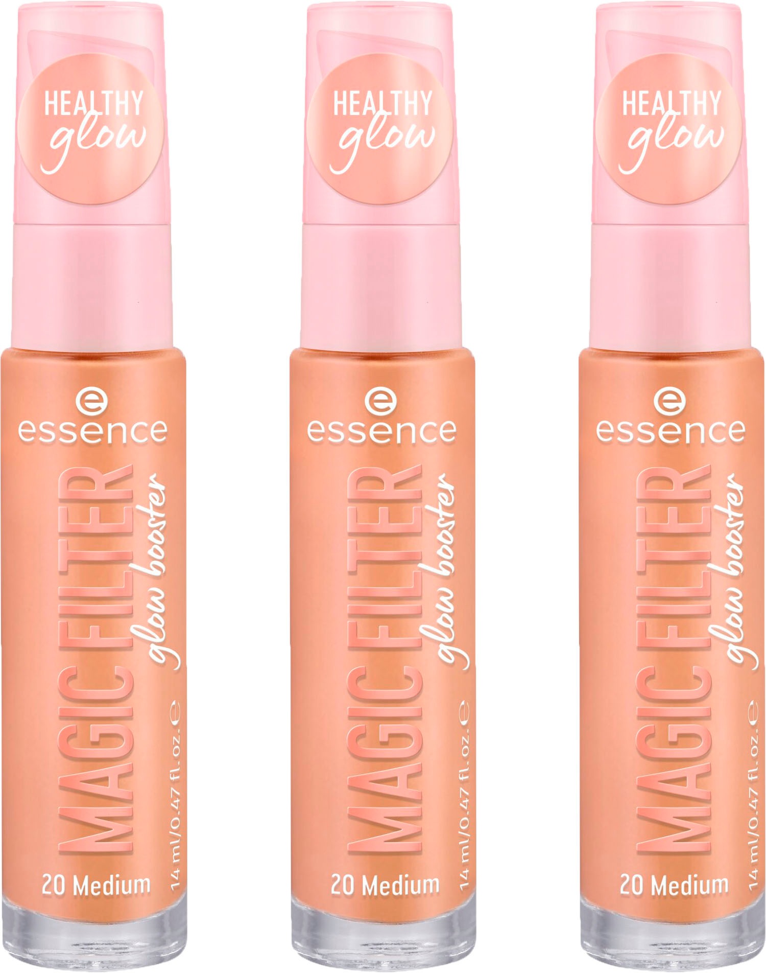 Primer »MAGIC FILTER glow booster«, (3er Pack), Grundierung für Make-Up