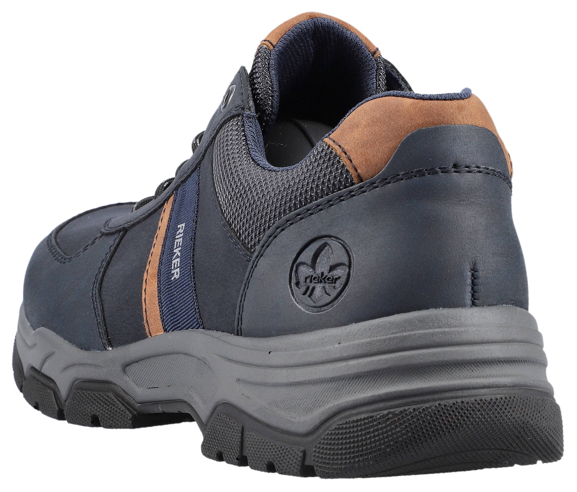 Rieker Sneaker  , Freizeitschuh, Outdoorschuh, Schnürschuh mit gepolstertem Schaftrand