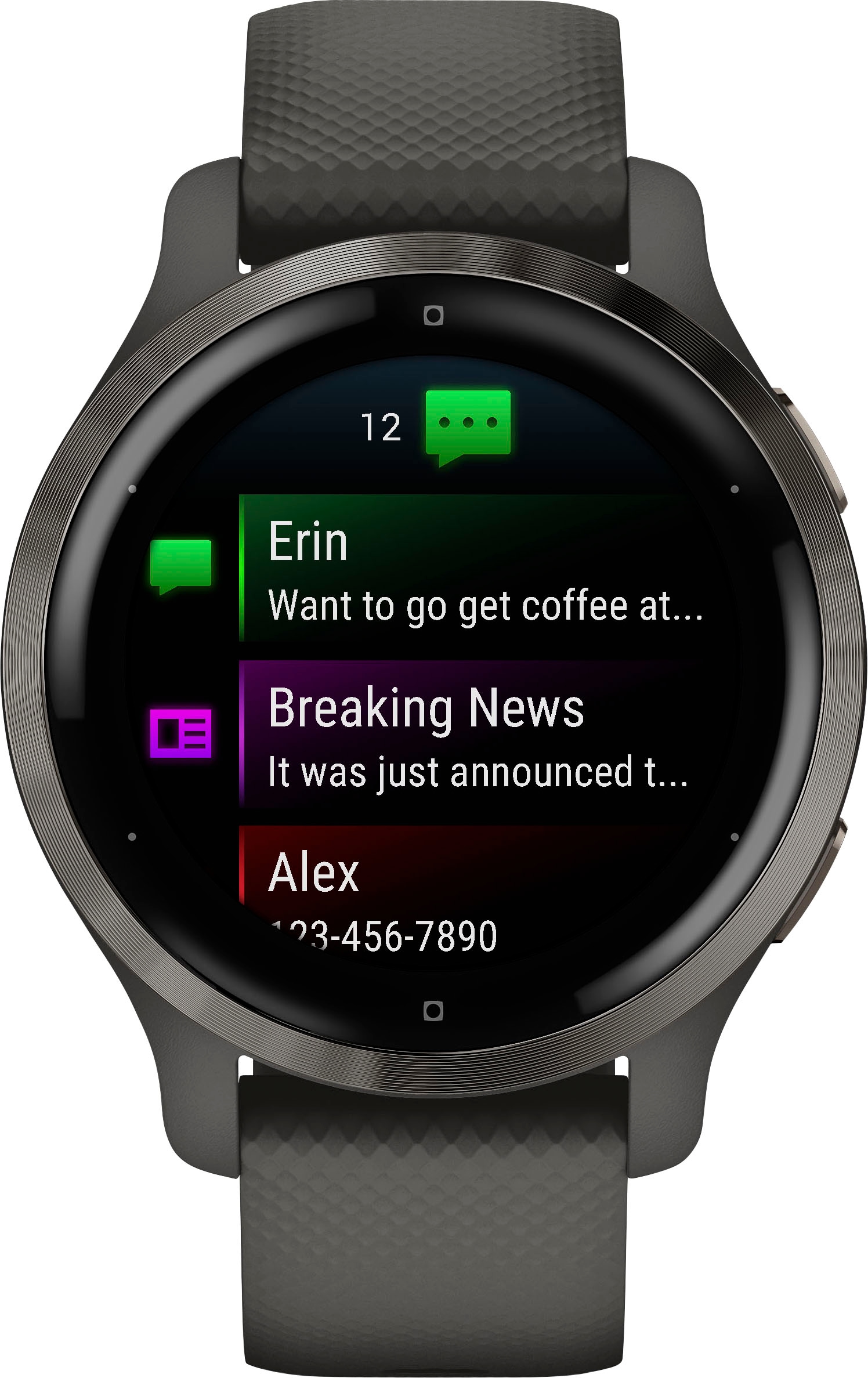 Garmin Smartwatch »Venu 2S«, (2,8 cm / 1,1 Zoll), 8 GB, 25 vorinstallierten Sport-Apps)