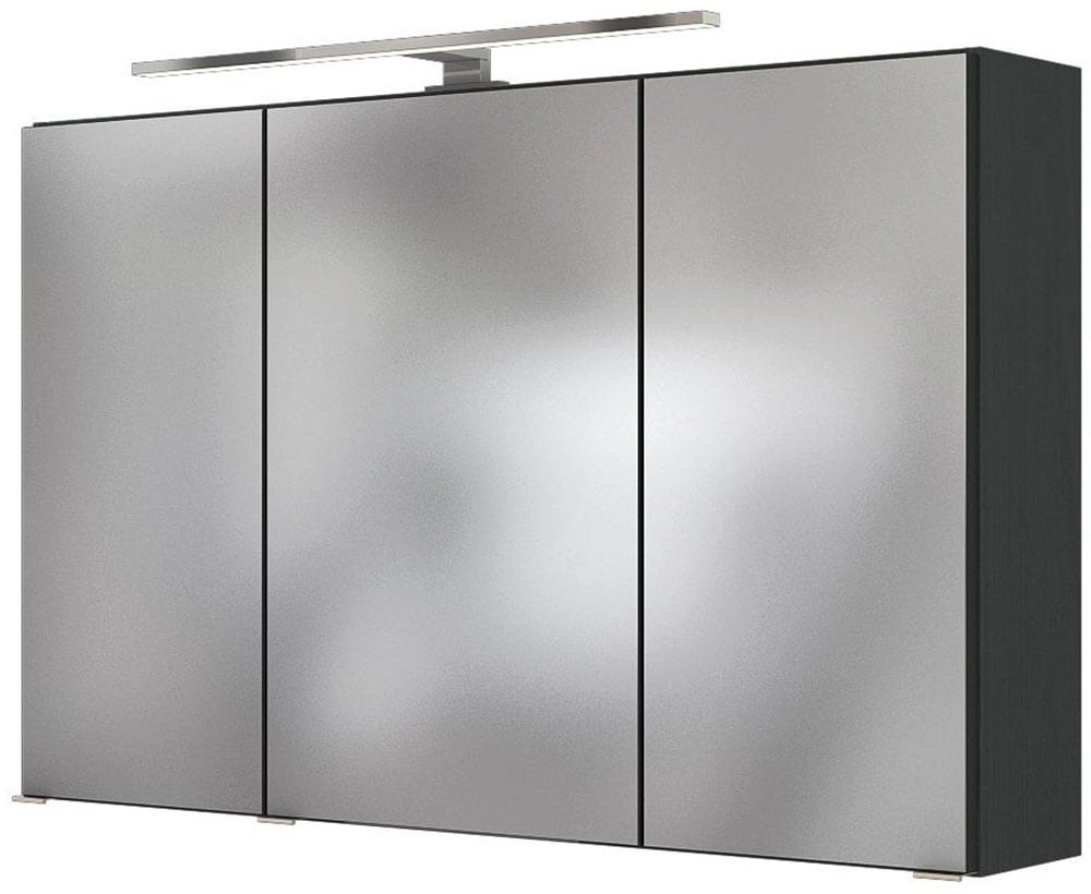 welltime Badmöbel-Set »Welltime Möbel Baabe Waschtisch-Set 3tlg. oder 5tlg.«, (3 St.), gedämpfte Scharniere und Softclose-Funktion, inklusive LED-Beleuchtung