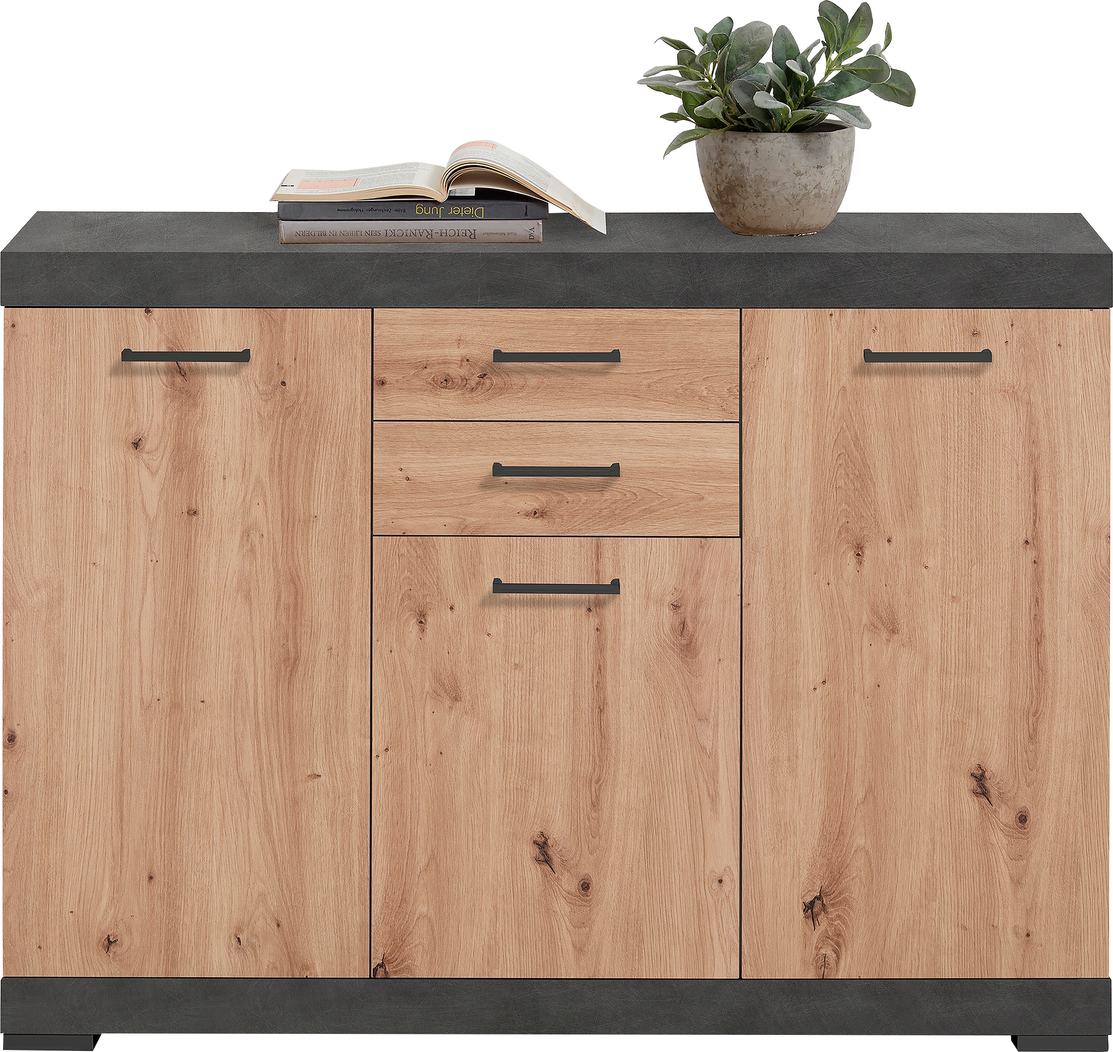 FMD Kommode "Bristol 3" Mehrzweckschrank, in verschiedenen Tiefen, Breite: 120 cm