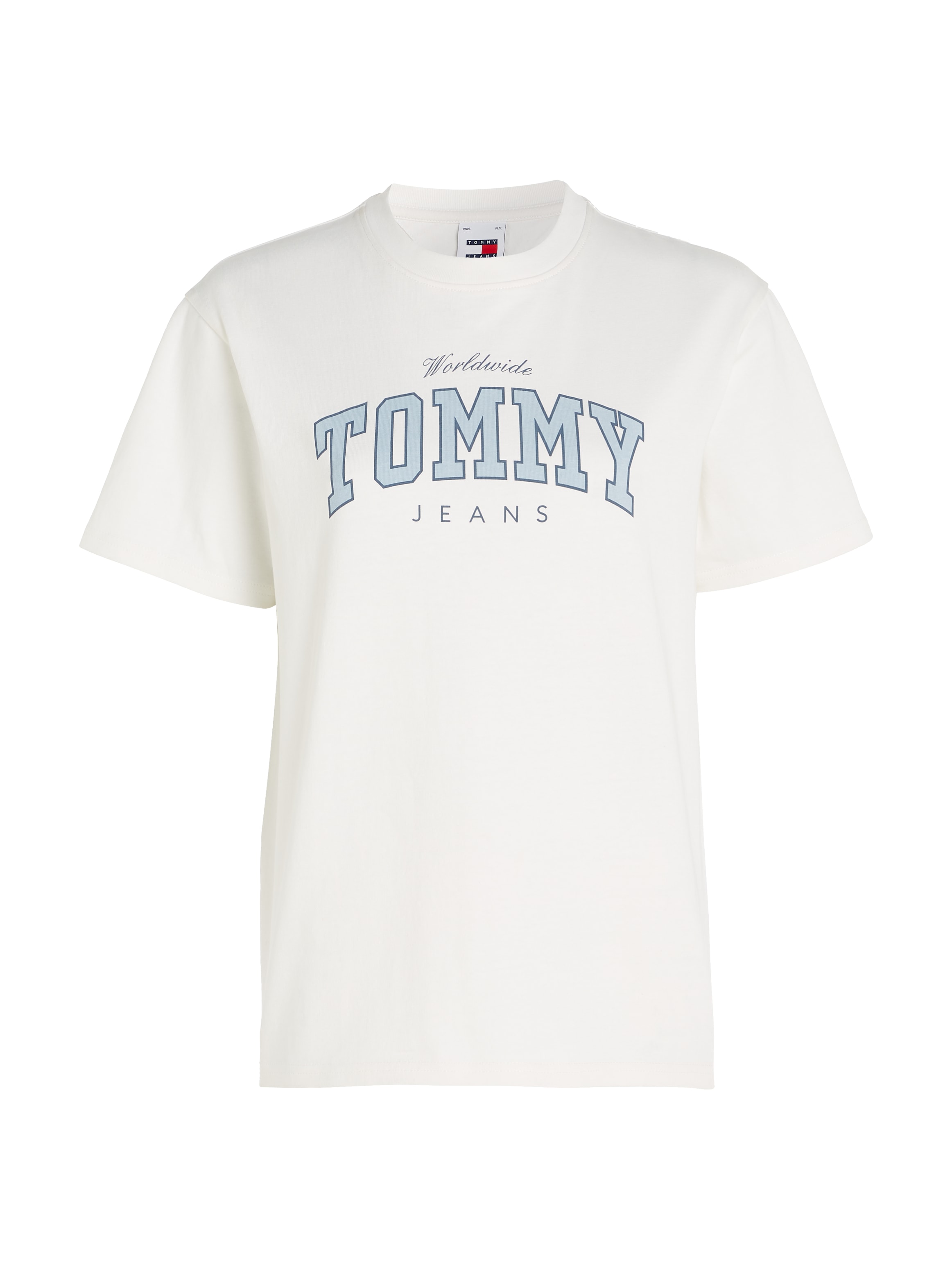 Tommy Jeans T-Shirt »TJW RLX VARSITY LUX TEE«, mit Frontprint