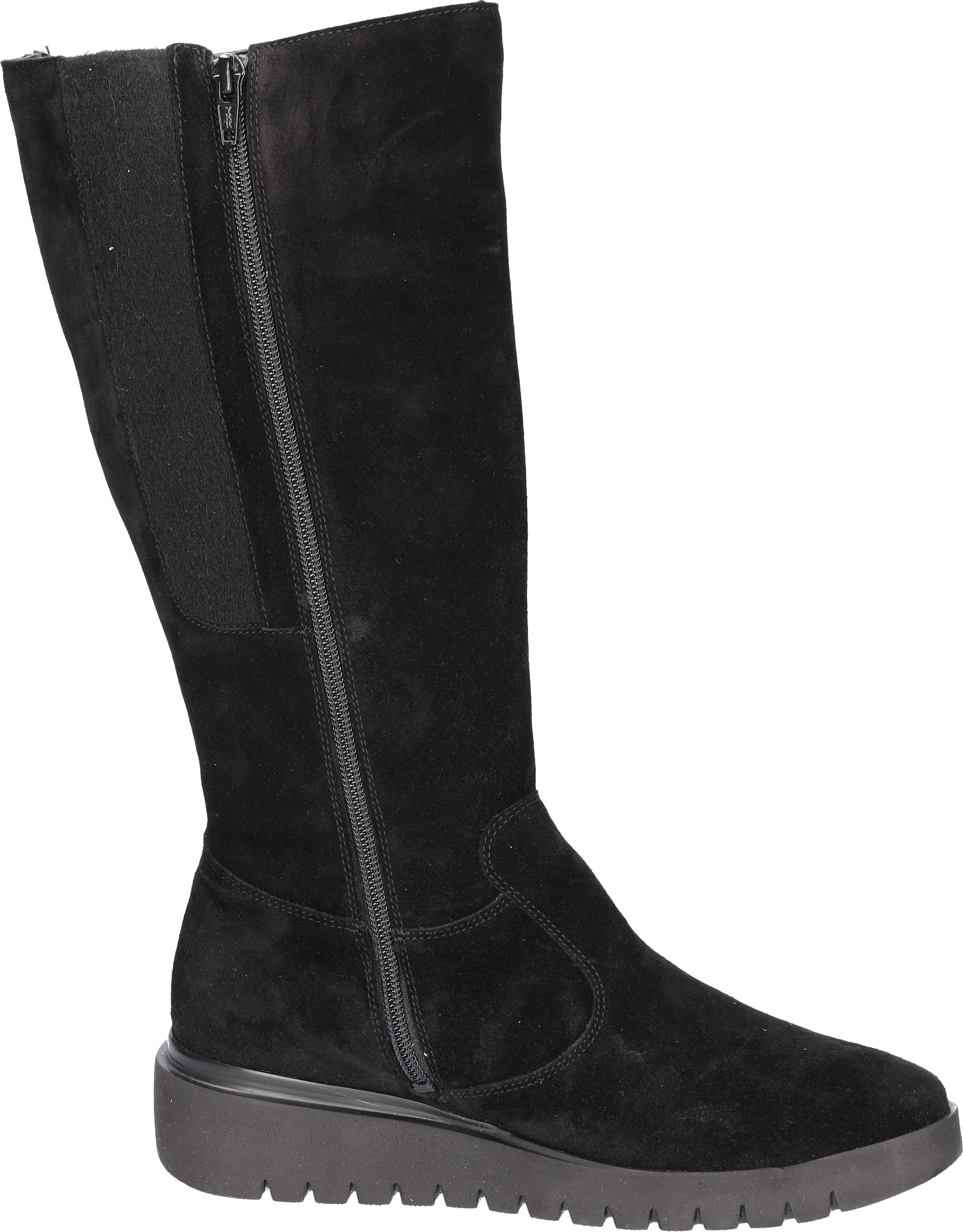 Waldläufer Winterstiefel »H-FLORENZ«, Langschaftstiefel, Reißverschlussstiefel, mit Stretcheinsatz