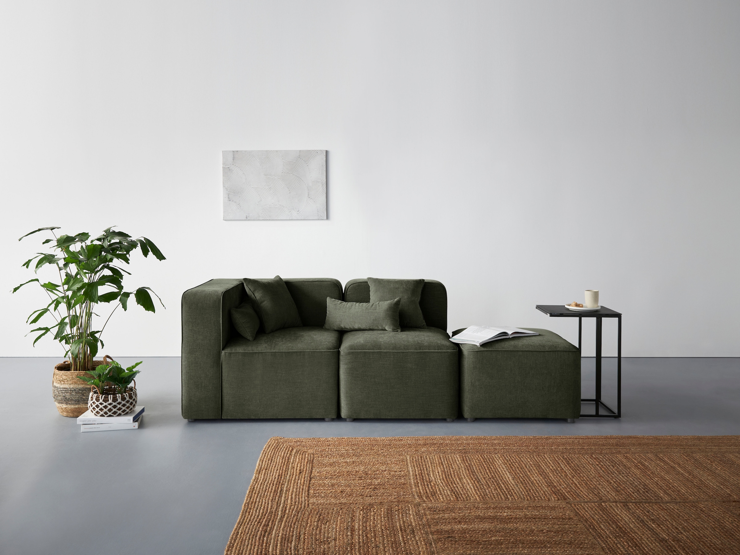 andas 3-Sitzer »Sundstrup«, Modulserie, individuelle Zusammenstellung