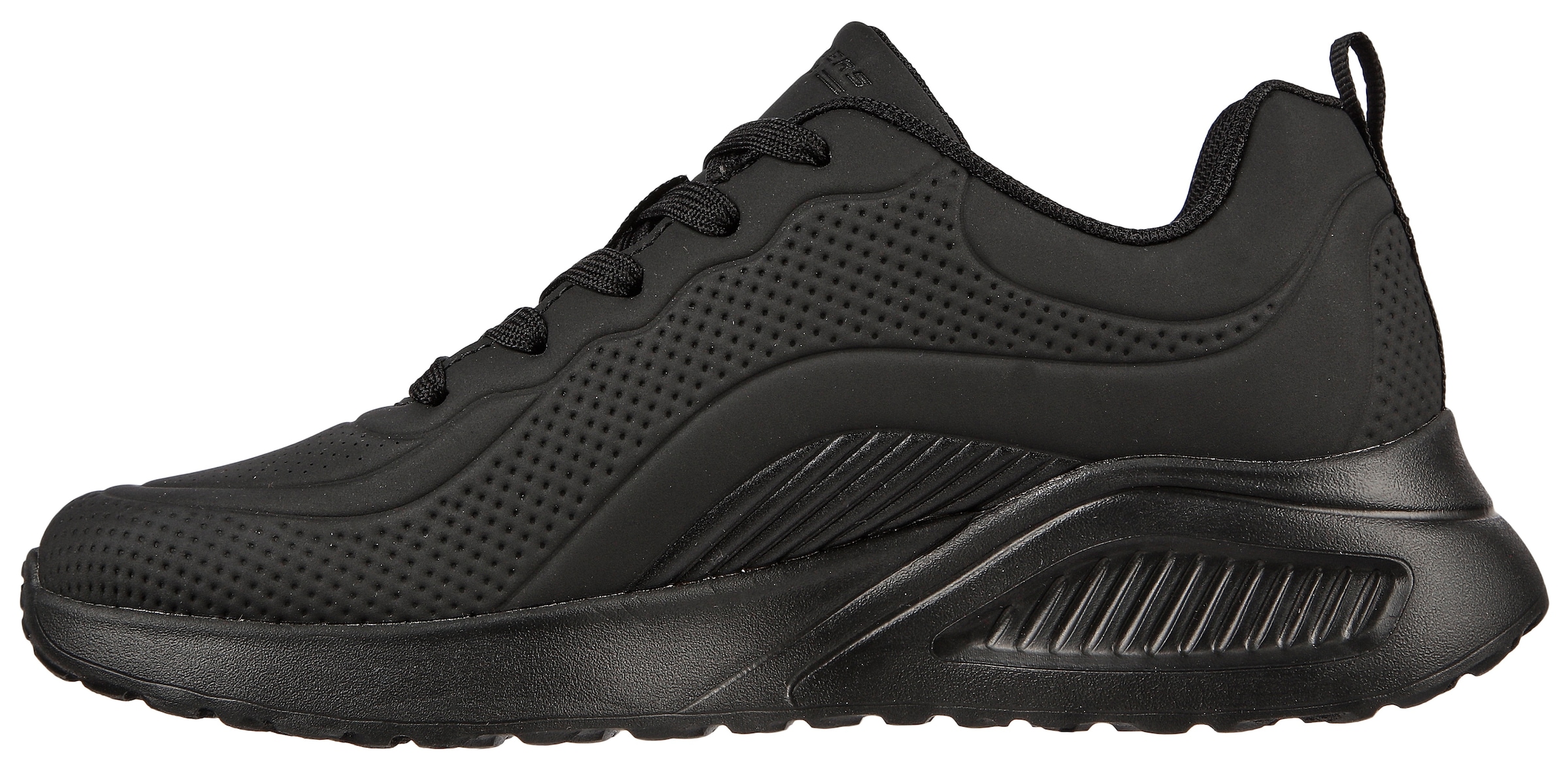 Skechers Sneaker »BOBS BUNO«, Freizeitschuh, Halbschuh, Schnürschuh im schlichten Monochrome Look